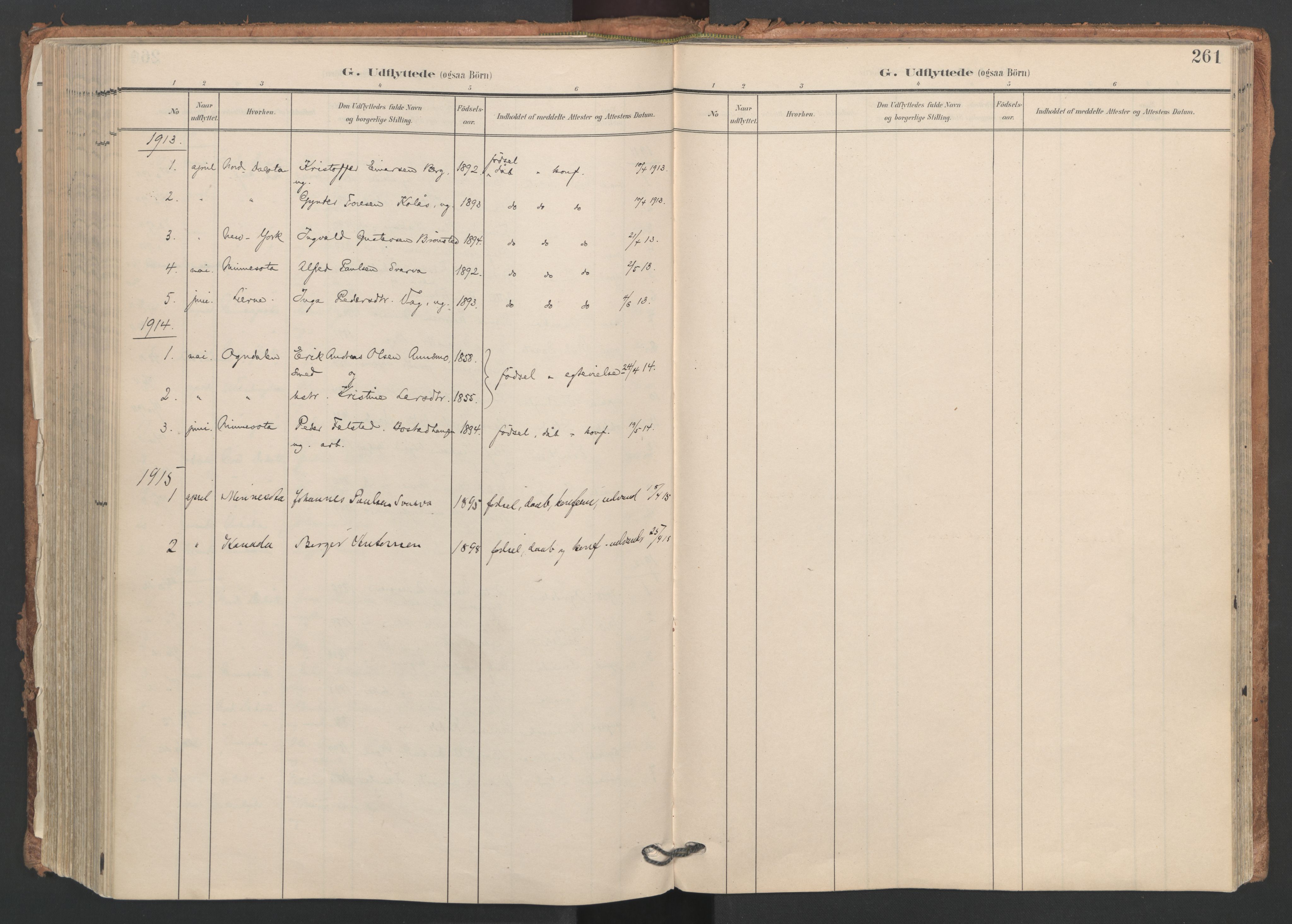 Ministerialprotokoller, klokkerbøker og fødselsregistre - Nord-Trøndelag, SAT/A-1458/749/L0477: Parish register (official) no. 749A11, 1902-1927, p. 261