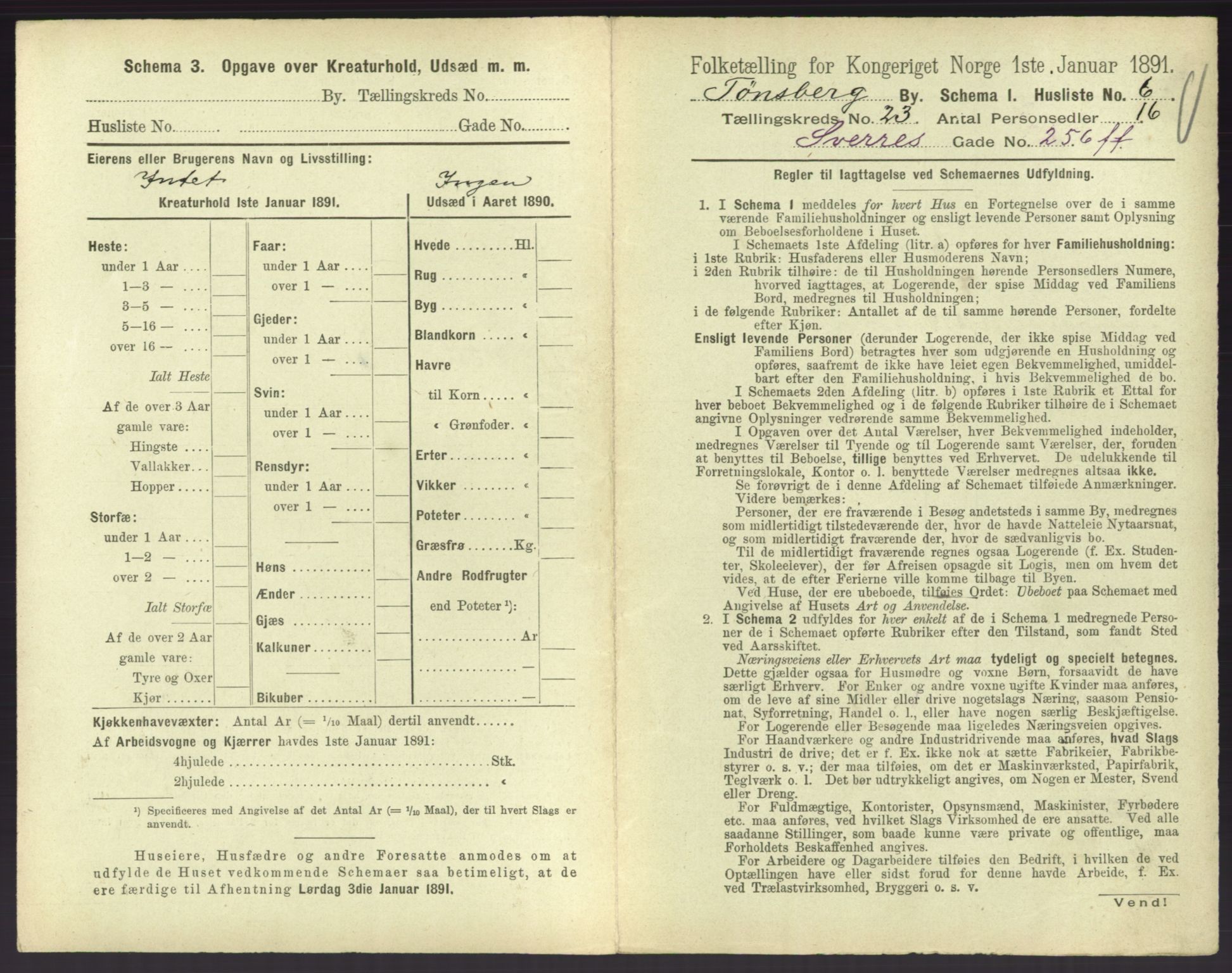 RA, 1891 census for 0705 Tønsberg, 1891, p. 754