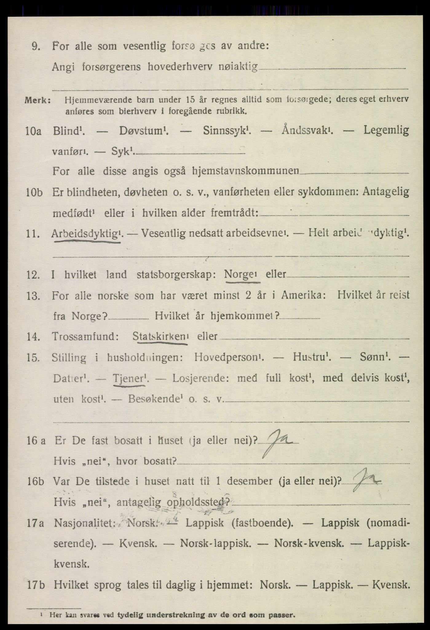 SAT, 1920 census for Leksvik, 1920, p. 5671