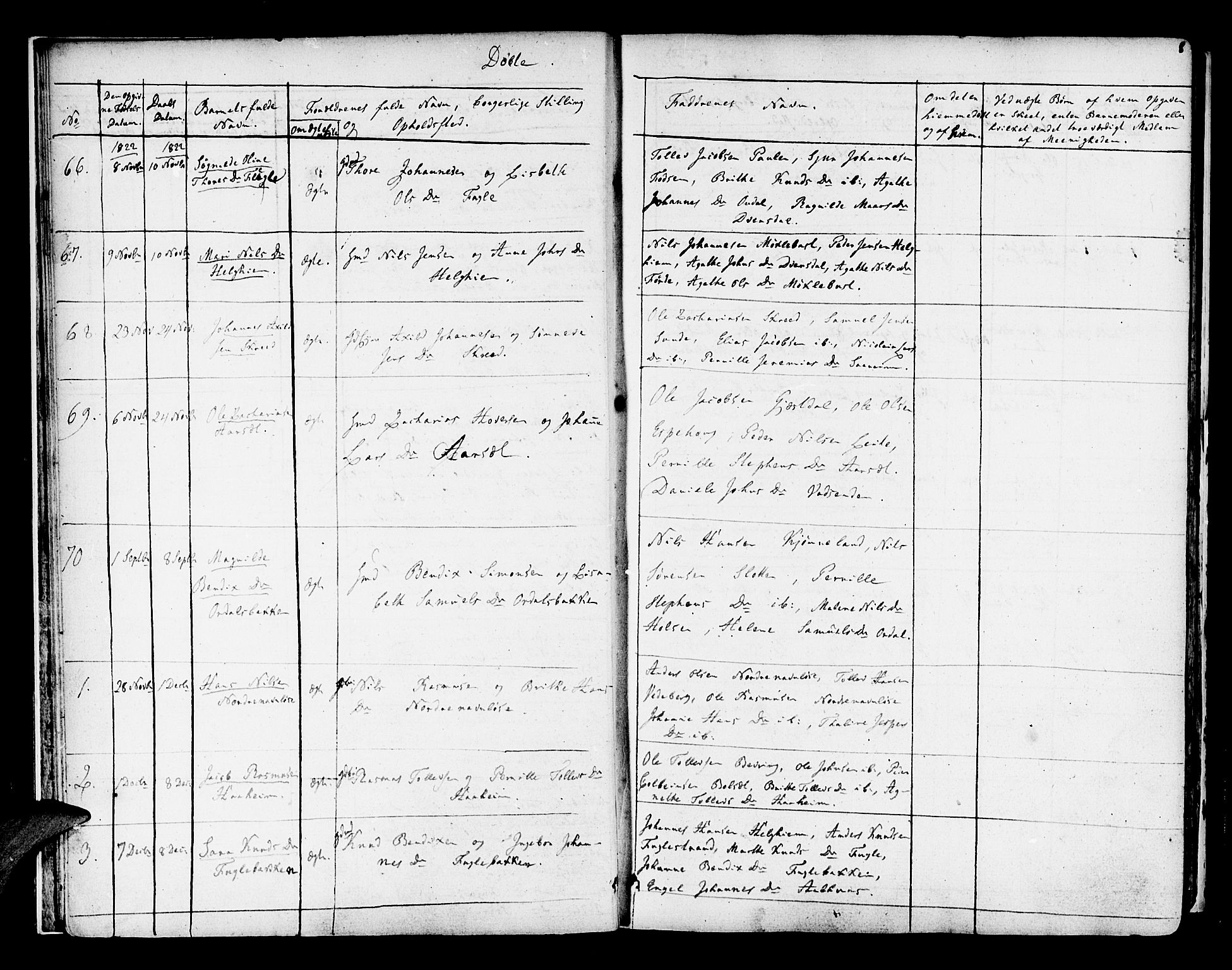 Jølster sokneprestembete, SAB/A-80701/H/Haa/Haaa/L0008: Parish register (official) no. A 8, 1821-1833, p. 8