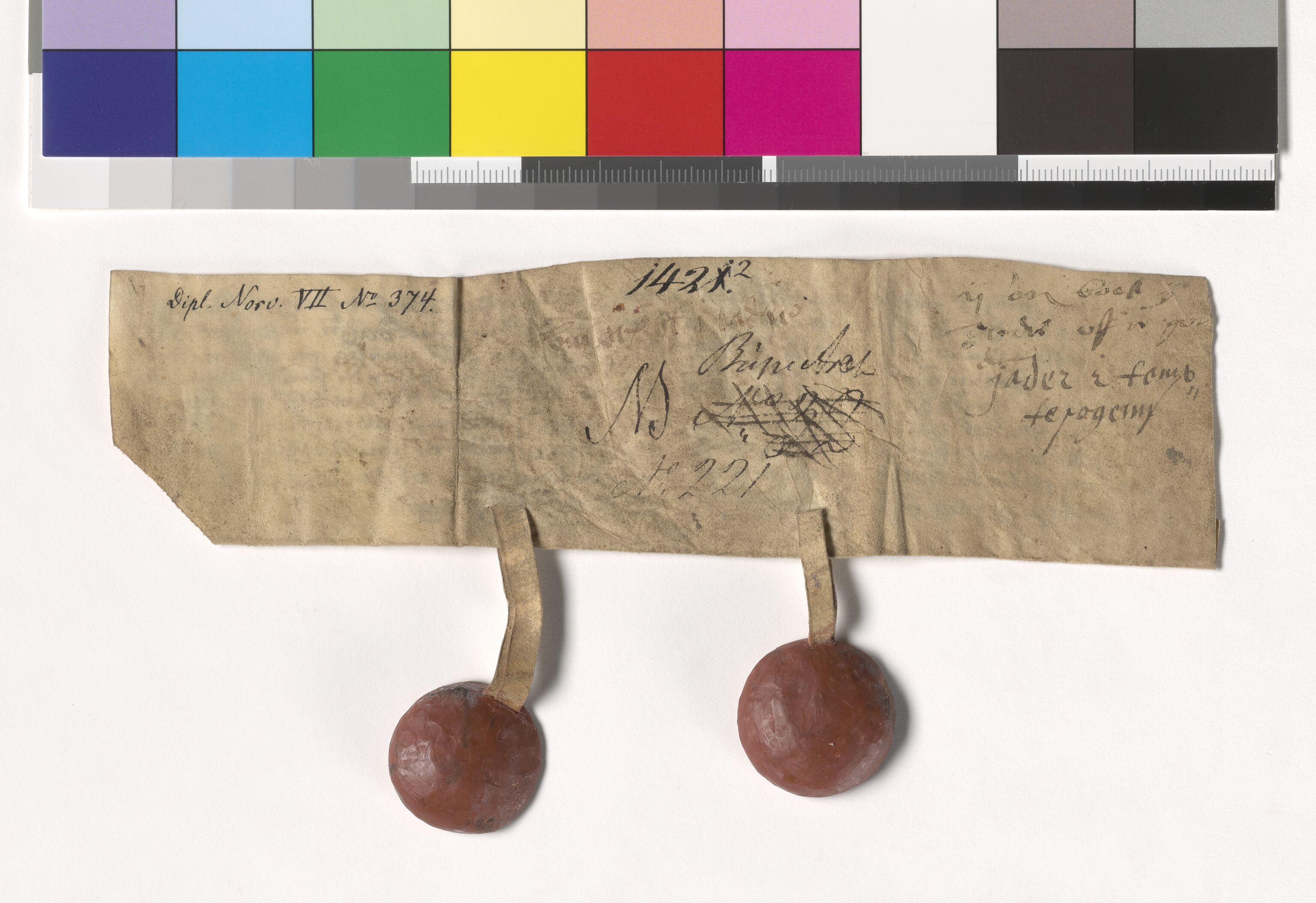 Riksarkivets diplomsamling, AV/RA-EA-5965/F01/F01a/L0288: Dokumenter, 1422, p. 8