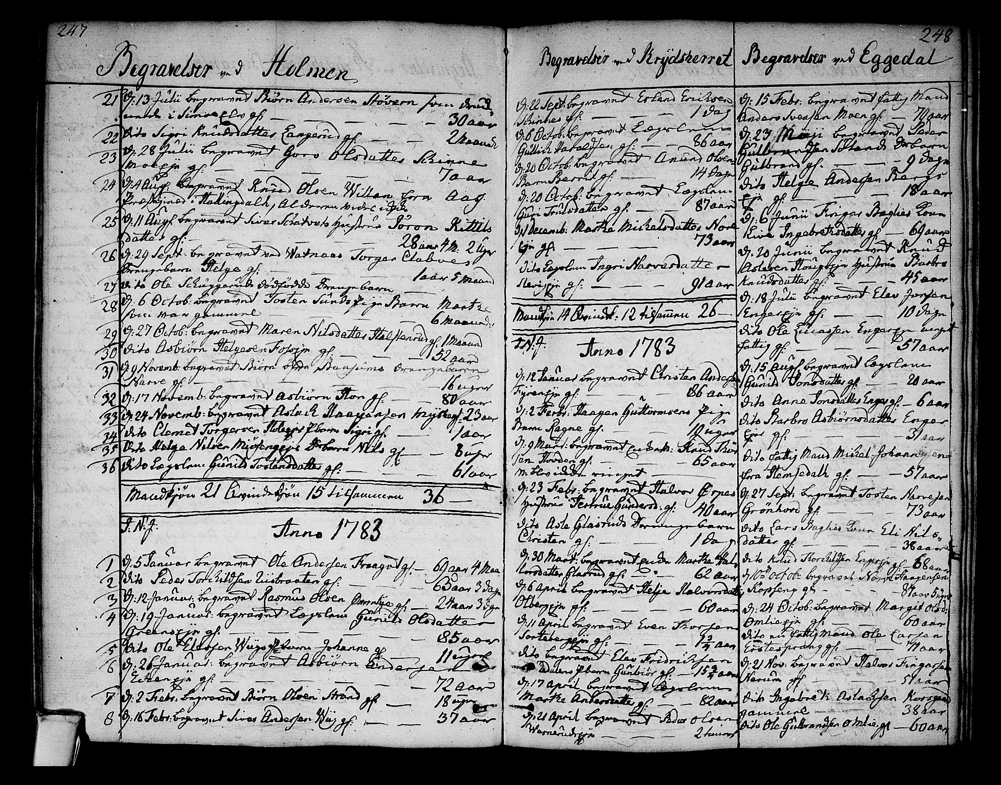 Sigdal kirkebøker, SAKO/A-245/F/Fa/L0002: Parish register (official) no. I 2, 1778-1792, p. 247-248