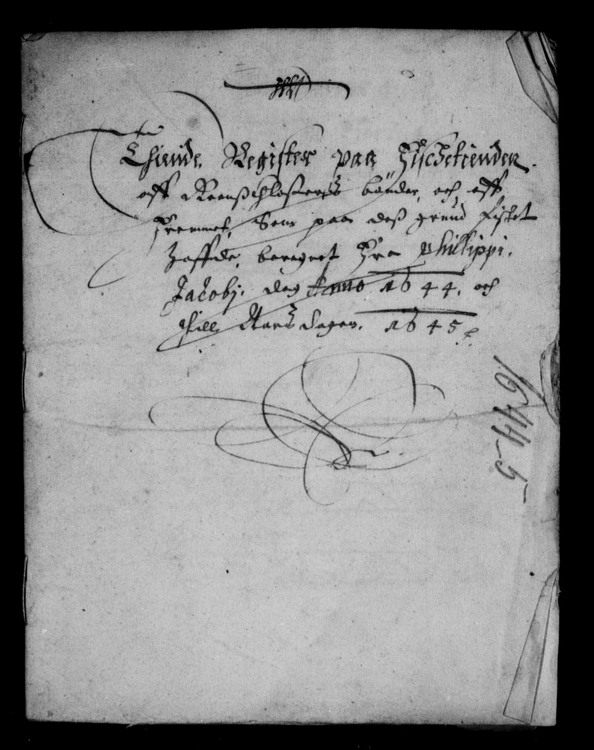 Rentekammeret inntil 1814, Reviderte regnskaper, Lensregnskaper, RA/EA-5023/R/Rb/Rbw/L0082: Trondheim len, 1644-1645