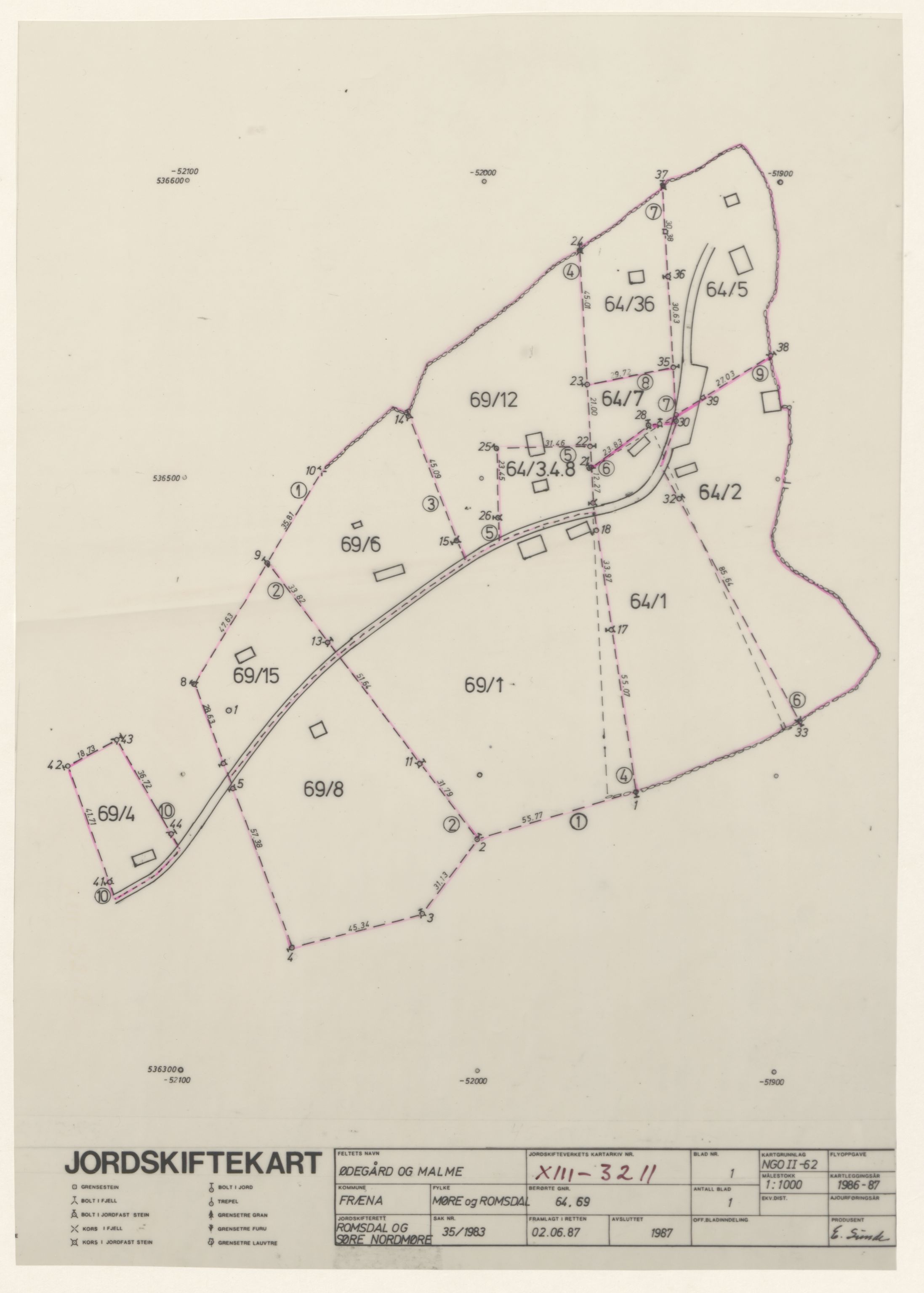 Jordskifteverkets kartarkiv, AV/RA-S-3929/T, 1859-1988, p. 4059