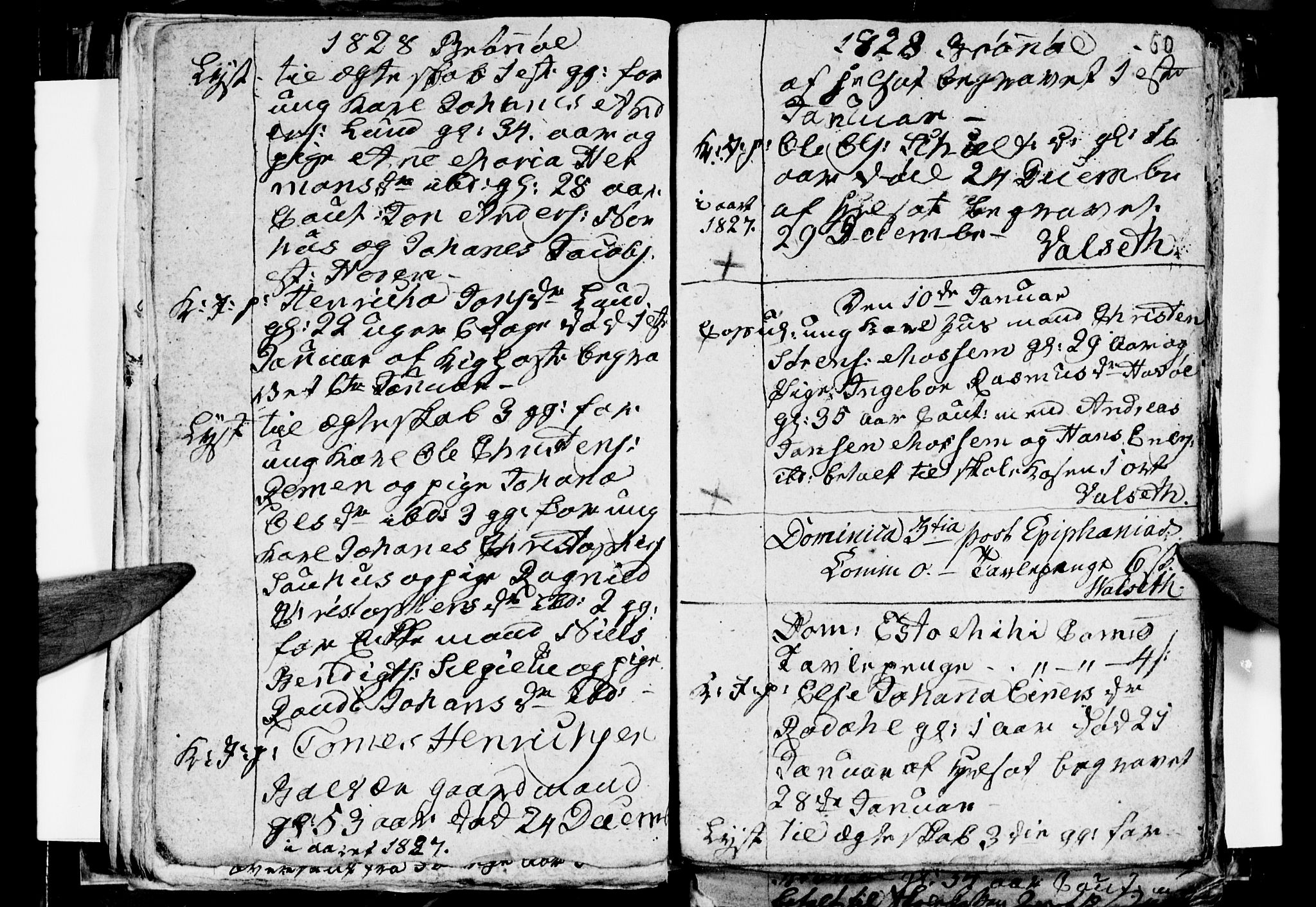 Ministerialprotokoller, klokkerbøker og fødselsregistre - Nordland, SAT/A-1459/813/L0210: Parish register (copy) no. 813C02, 1825-1836, p. 60