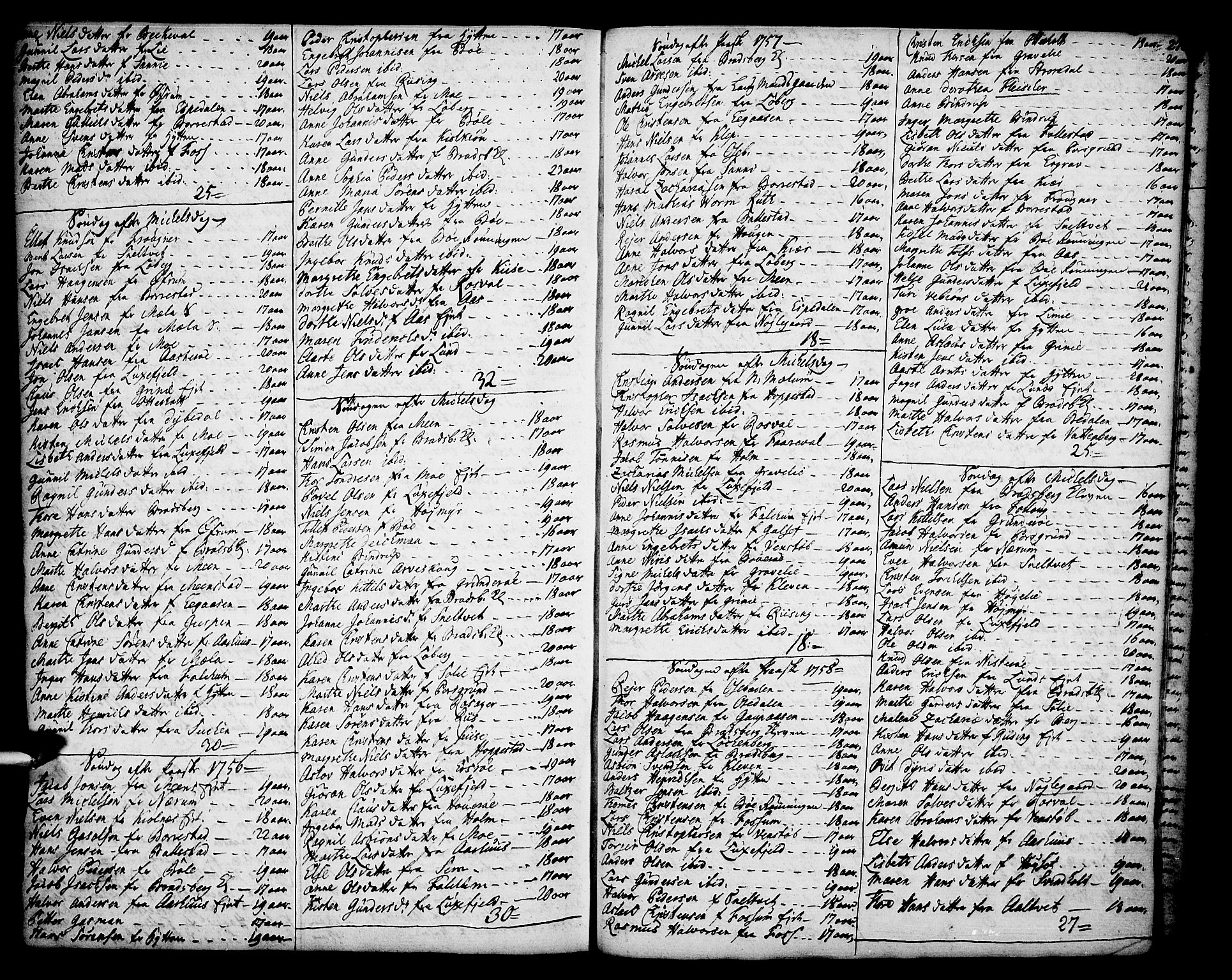 Gjerpen kirkebøker, AV/SAKO-A-265/F/Fa/L0002: Parish register (official) no. I 2, 1747-1795, p. 270
