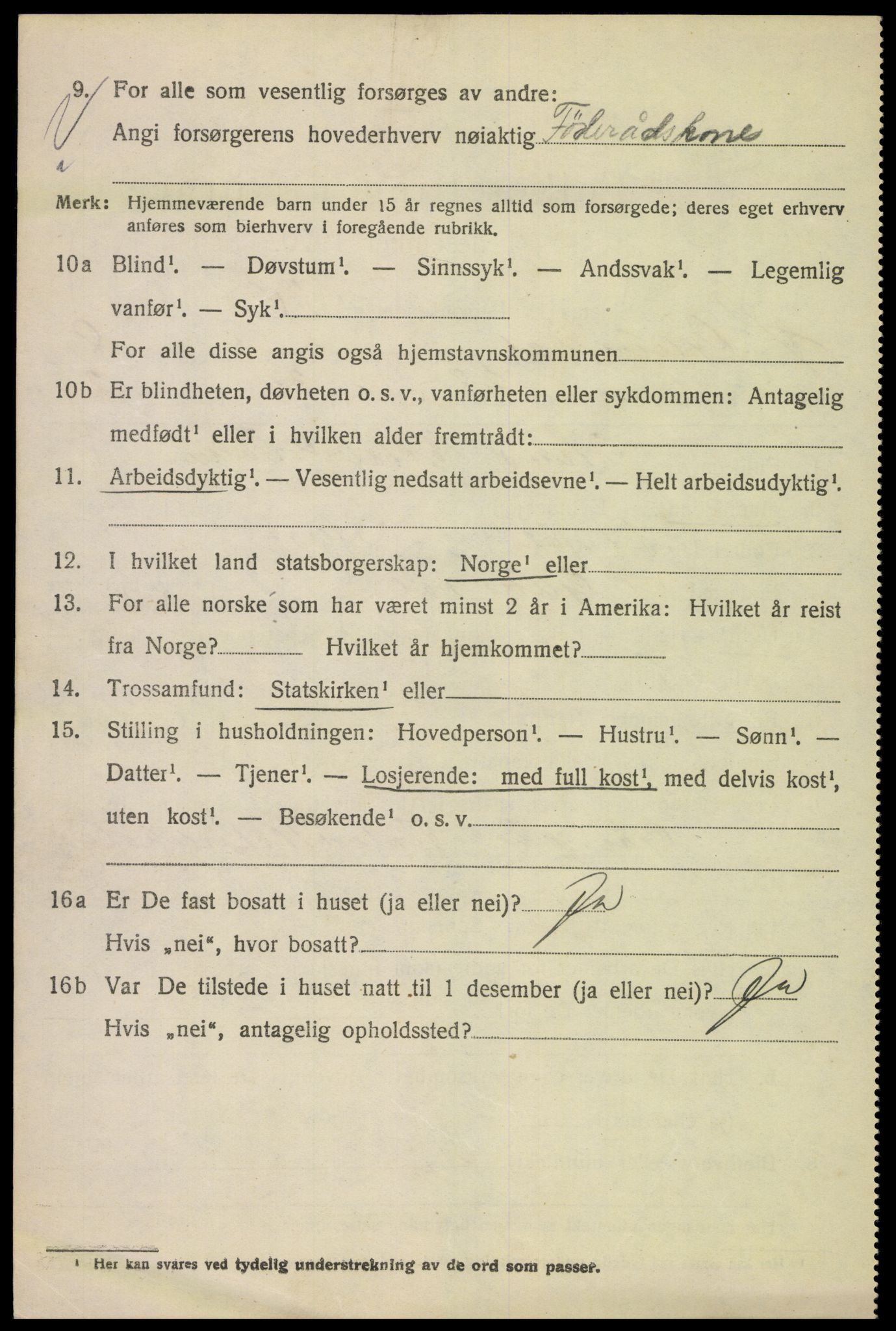 SAH, 1920 census for Østre Gausdal, 1920, p. 4919