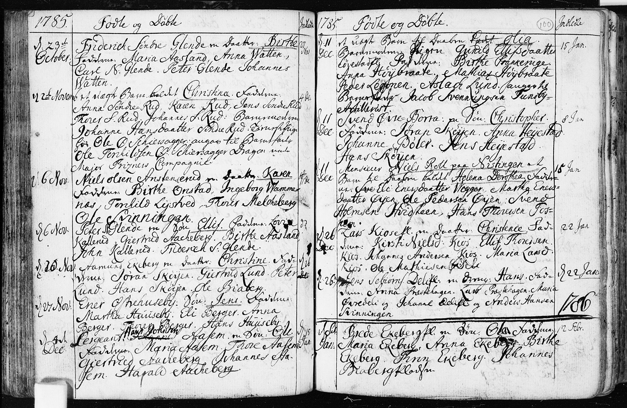 Spydeberg prestekontor Kirkebøker, AV/SAO-A-10924/F/Fa/L0003: Parish register (official) no. I 3, 1778-1814, p. 100