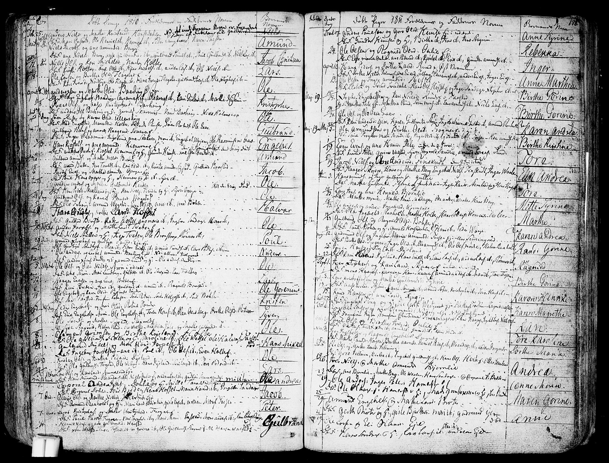 Nes prestekontor Kirkebøker, SAO/A-10410/F/Fa/L0004: Parish register (official) no. I 4, 1781-1816, p. 178