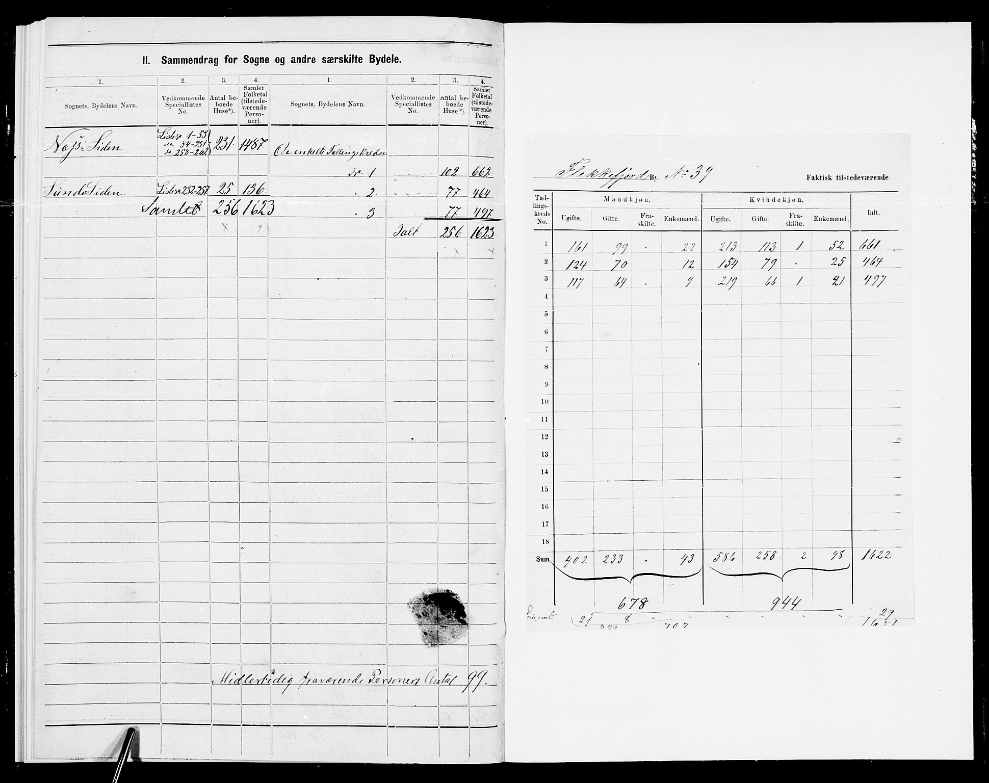 SAK, 1875 census for 1004B Flekkefjord/Flekkefjord, 1875, p. 7