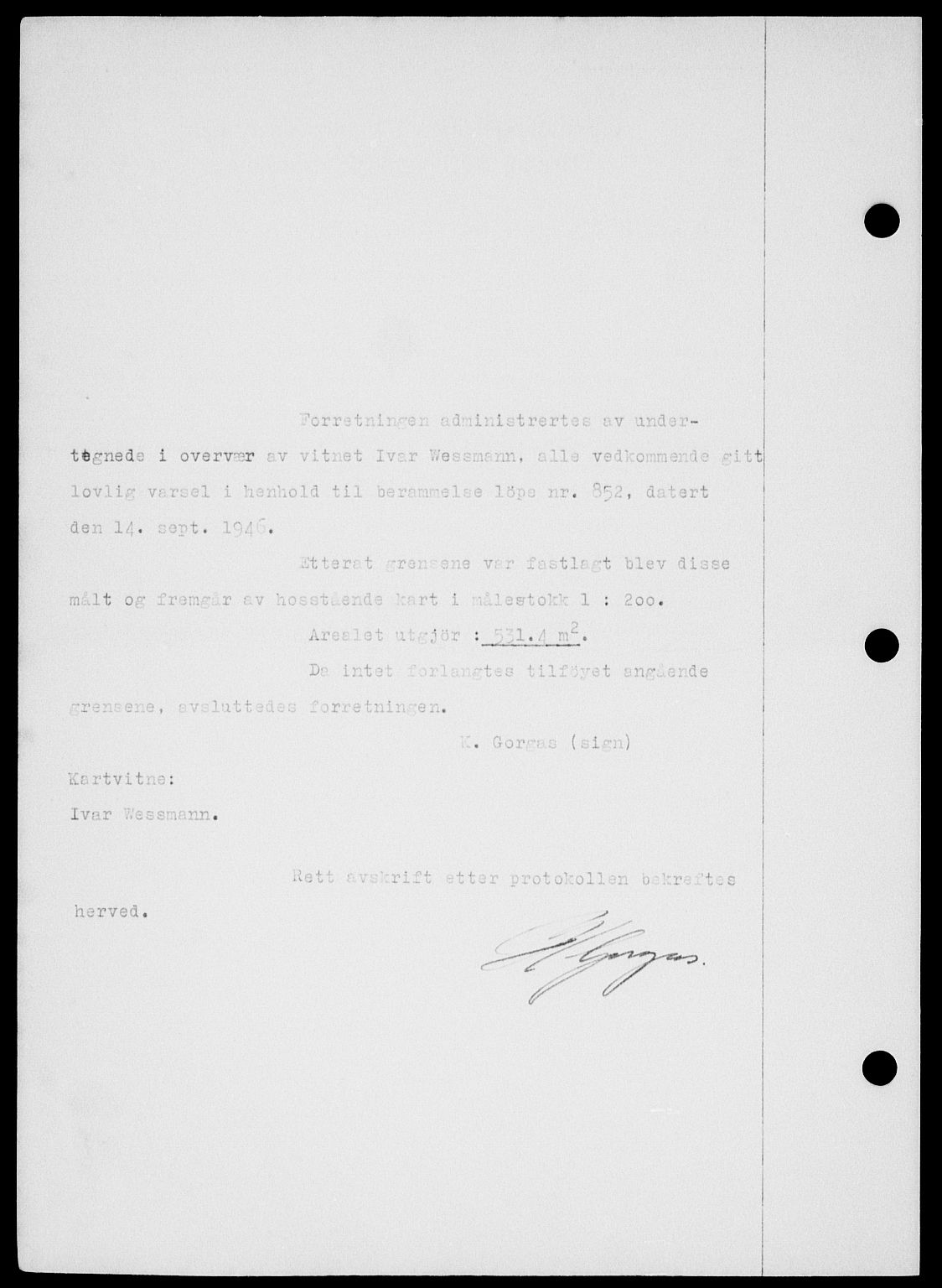 Onsøy sorenskriveri, SAO/A-10474/G/Ga/Gab/L0018: Mortgage book no. II A-18, 1946-1947, Diary no: : 2941/1946