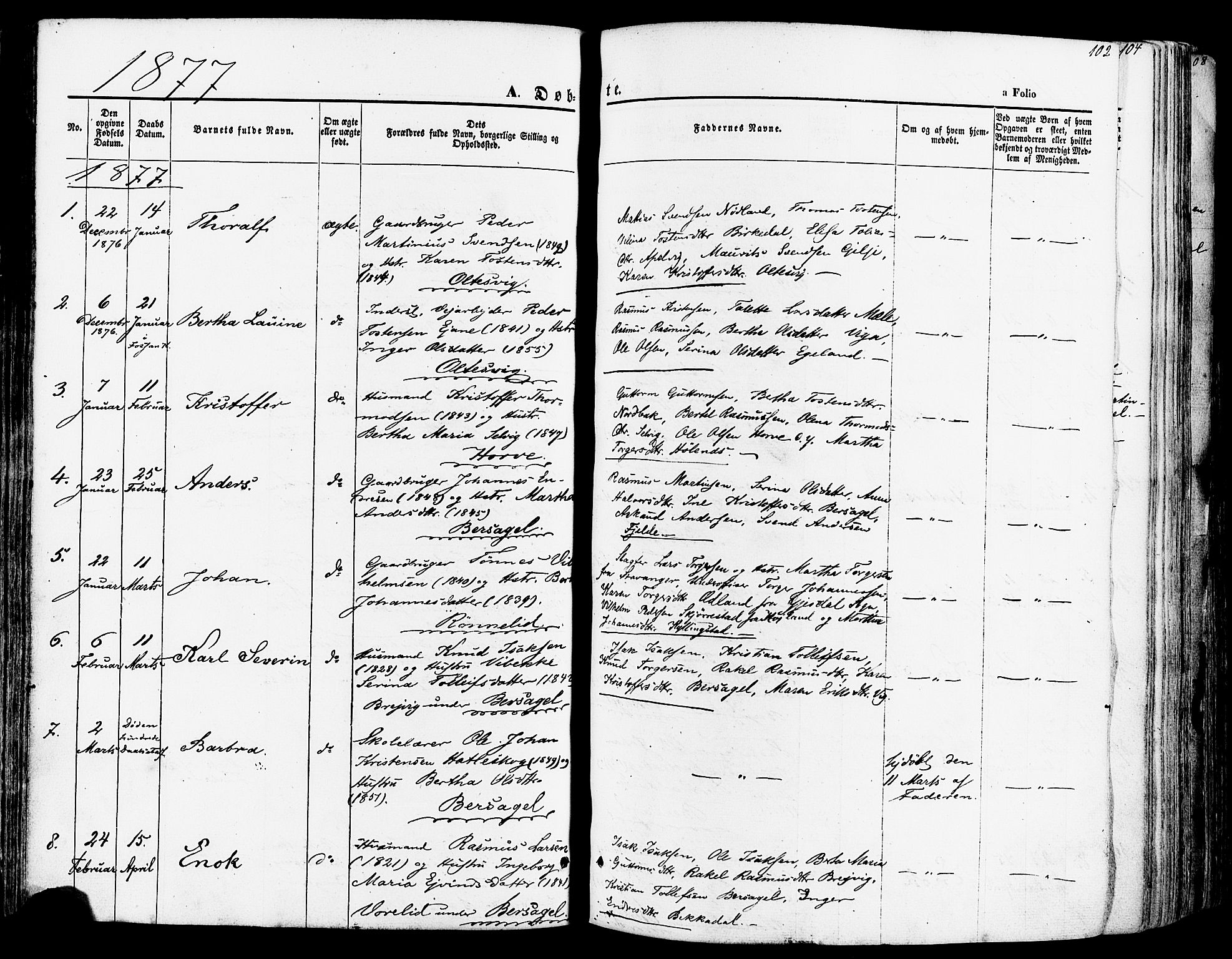 Høgsfjord sokneprestkontor, SAST/A-101624/H/Ha/Haa/L0002: Parish register (official) no. A 2, 1855-1885, p. 102