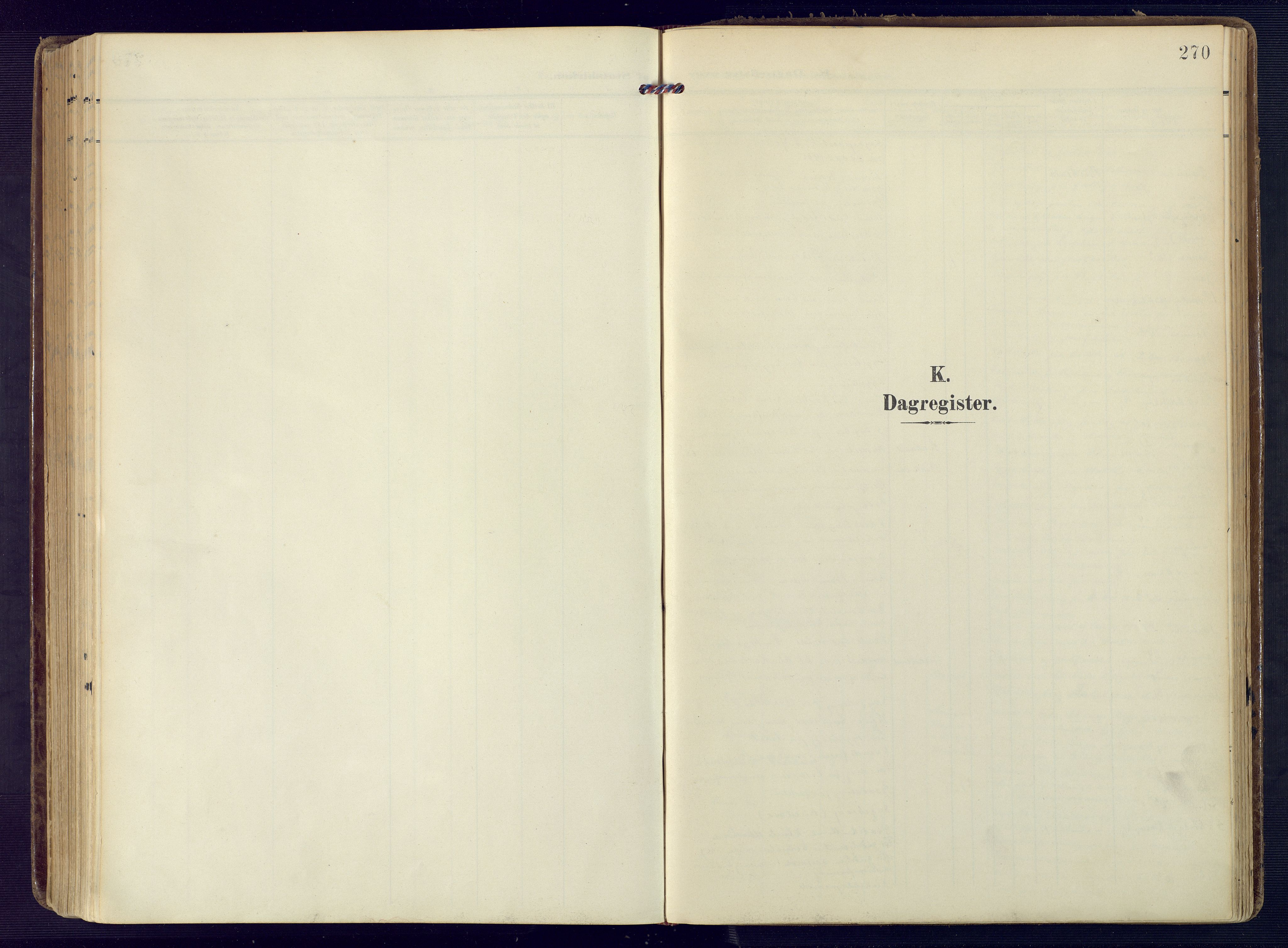 Birkenes sokneprestkontor, SAK/1111-0004/F/Fa/L0006: Parish register (official) no. A 6, 1908-1932, p. 270