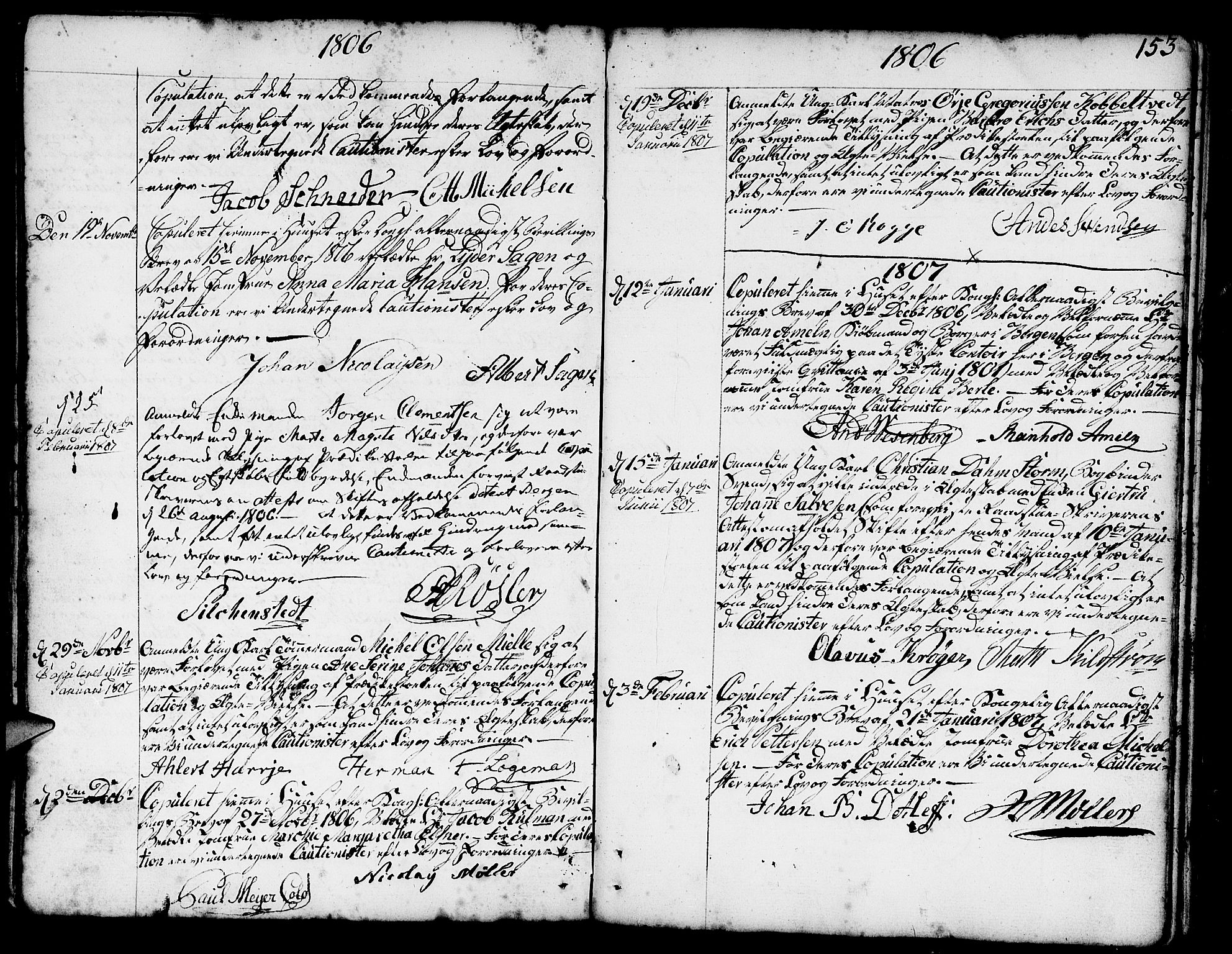 Nykirken Sokneprestembete, SAB/A-77101/H/Haa/L0008: Parish register (official) no. A 8, 1776-1814, p. 153