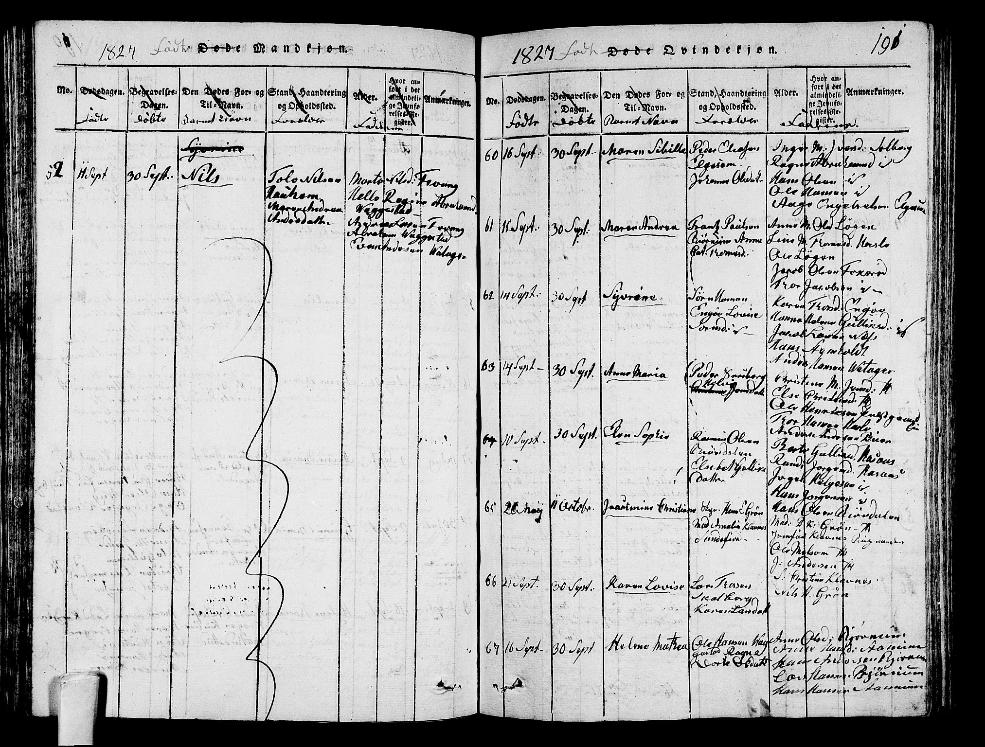 Sandar kirkebøker, AV/SAKO-A-243/G/Ga/L0001: Parish register (copy) no. 1, 1814-1835, p. 191