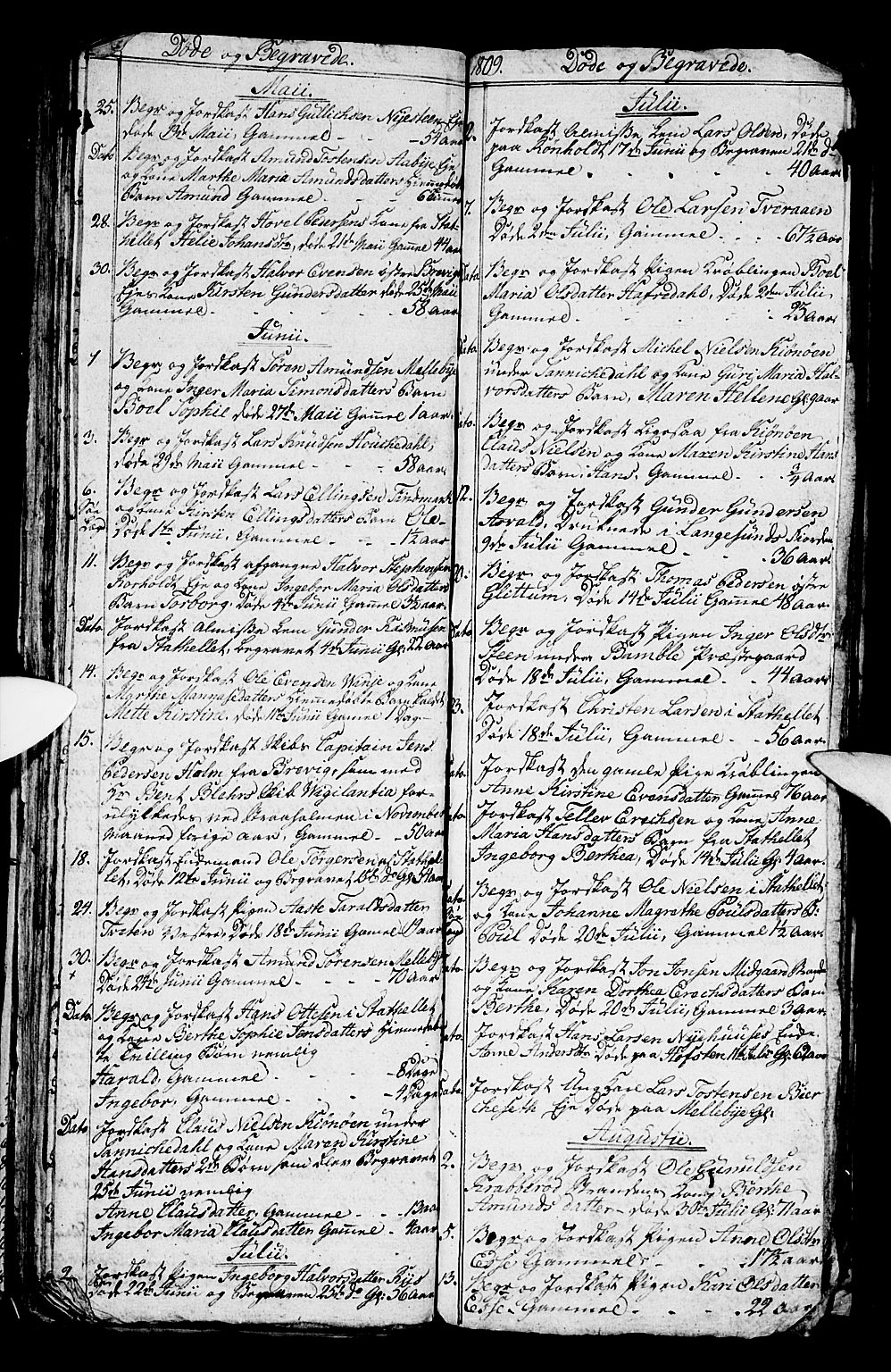 Bamble kirkebøker, AV/SAKO-A-253/G/Ga/L0004: Parish register (copy) no. I 4, 1808-1814