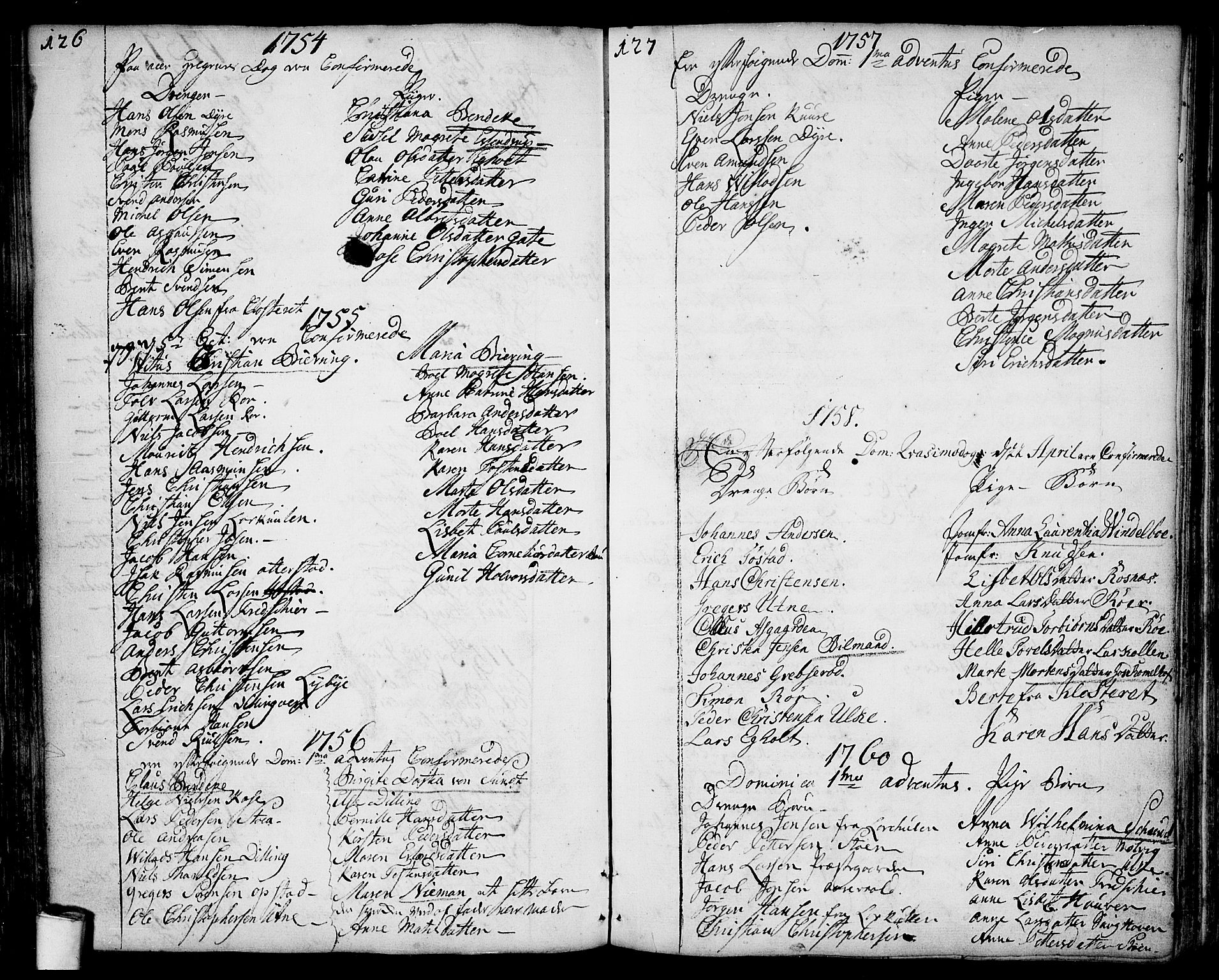 Rygge prestekontor Kirkebøker, SAO/A-10084b/F/Fa/L0001: Parish register (official) no. 1, 1725-1771, p. 126-127