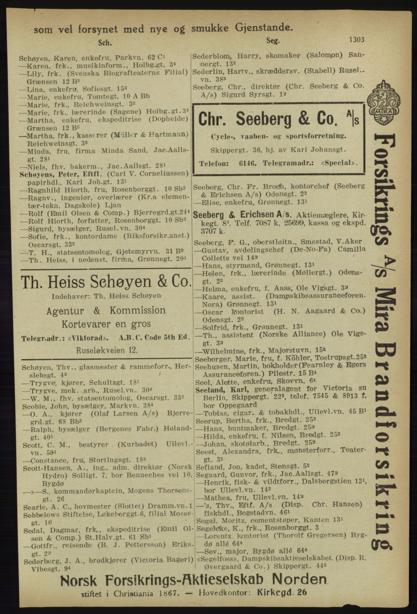 Kristiania/Oslo adressebok, PUBL/-, 1918, p. 1328