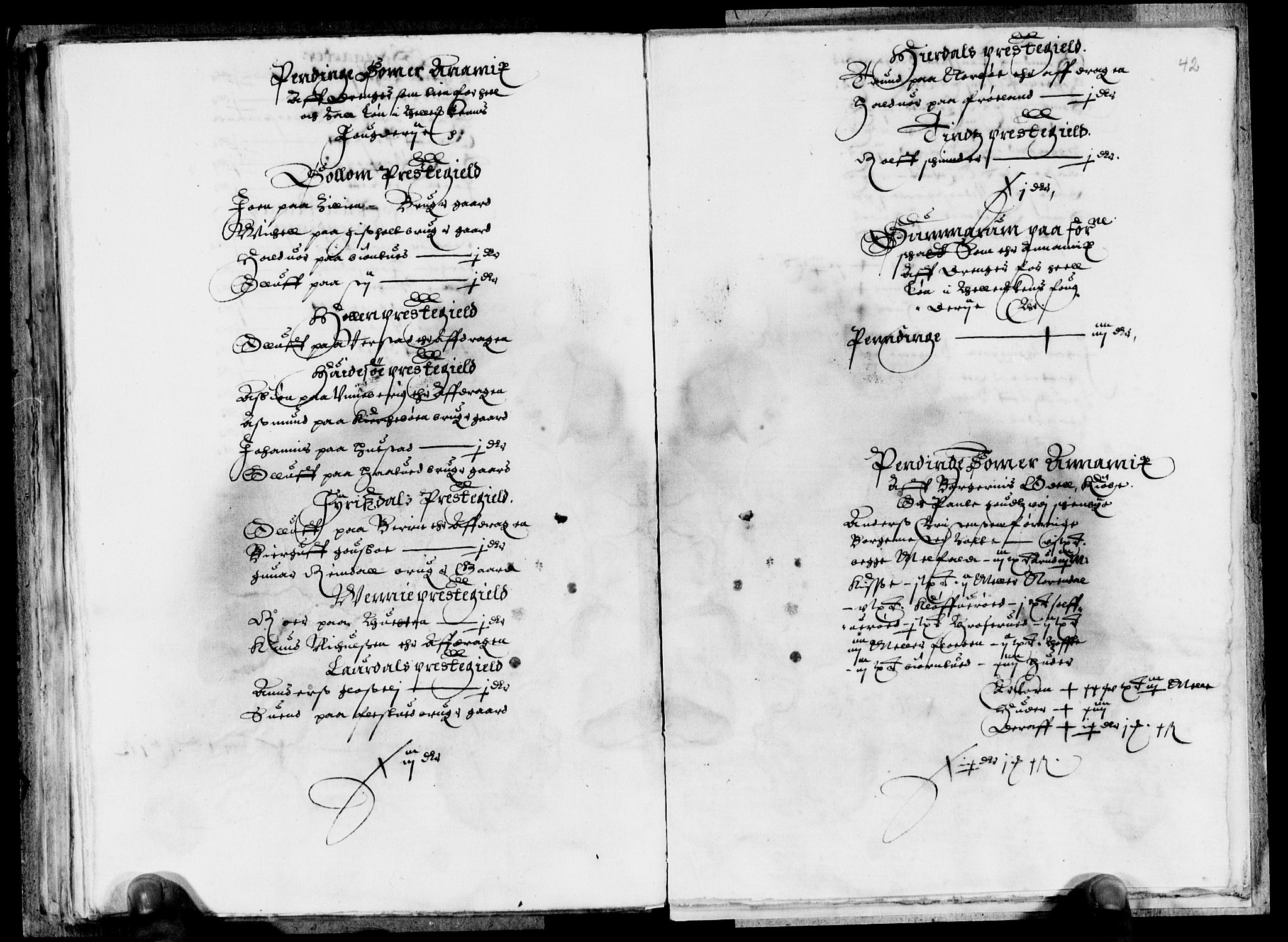 Rentekammeret inntil 1814, Reviderte regnskaper, Lensregnskaper, AV/RA-EA-5023/R/Rb/Rbp/L0017: Bratsberg len, 1633-1635