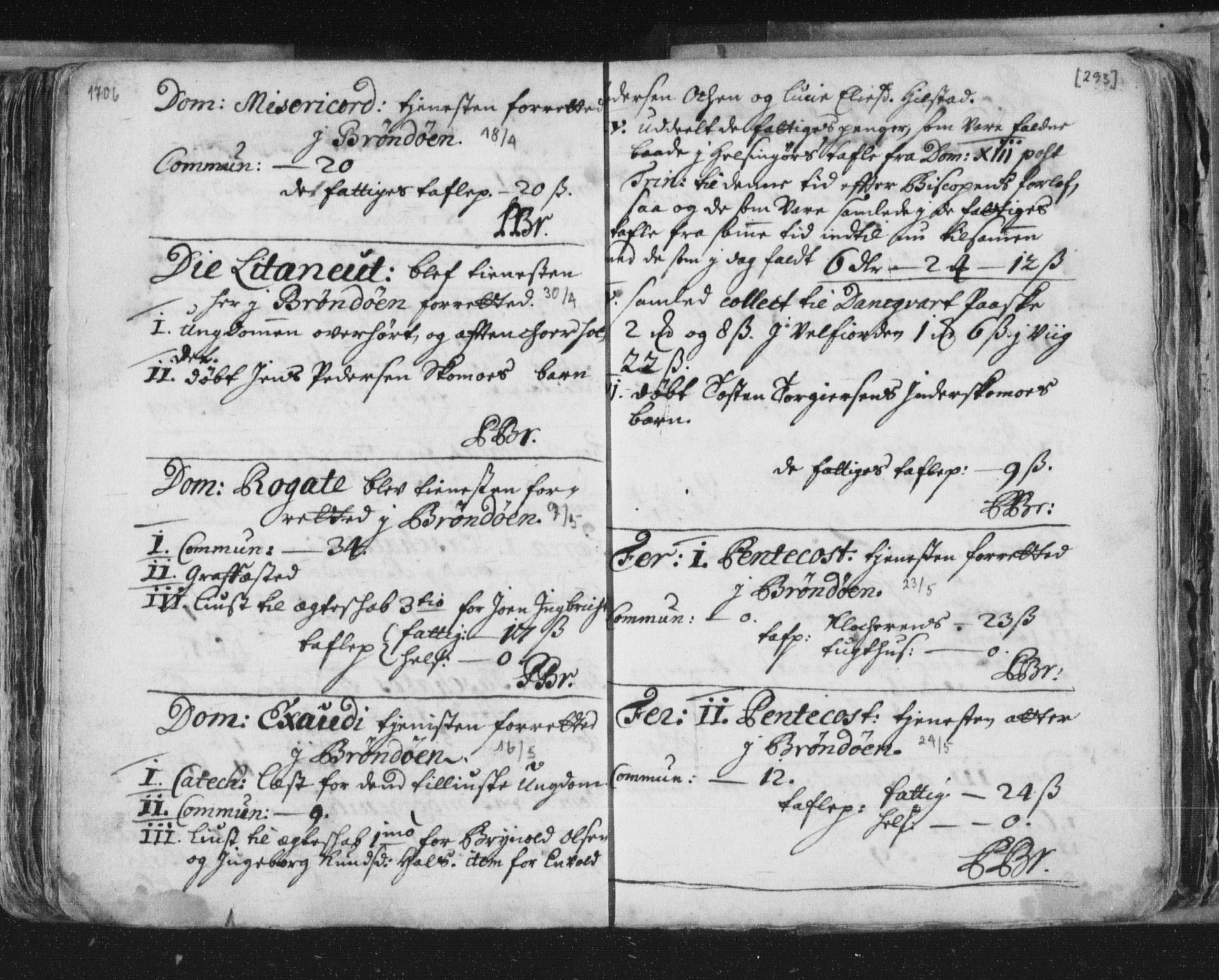 Ministerialprotokoller, klokkerbøker og fødselsregistre - Nordland, AV/SAT-A-1459/813/L0192: Parish register (official) no. 813A02, 1677-1718, p. 293