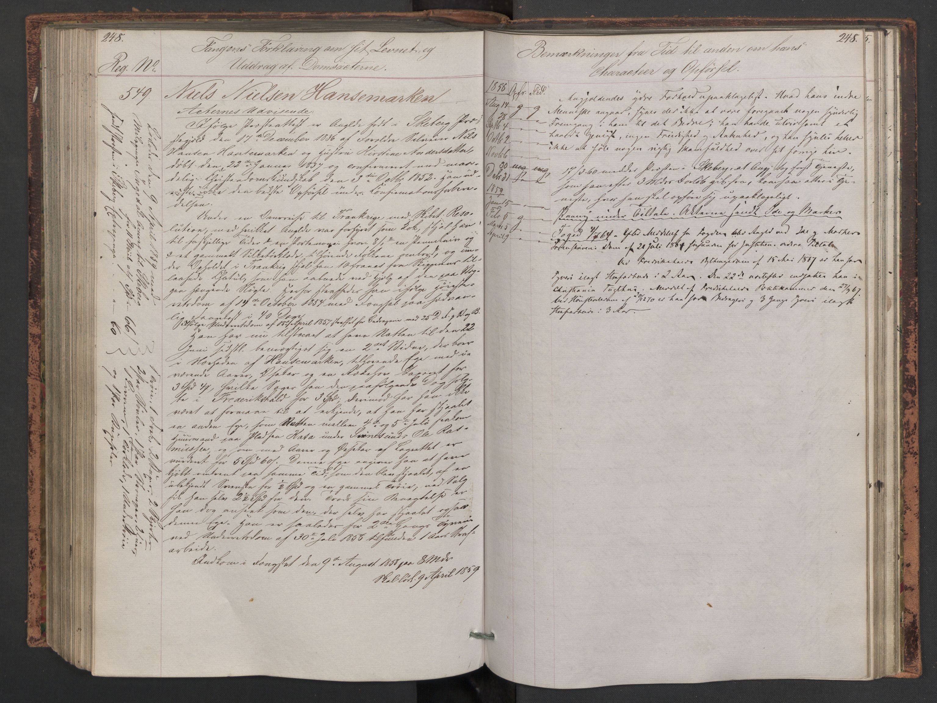 Botsfengslet, AV/RA-S-1539/D/Db/Dbb/L0005: 272b - 613b, 1857-1858, p. 248