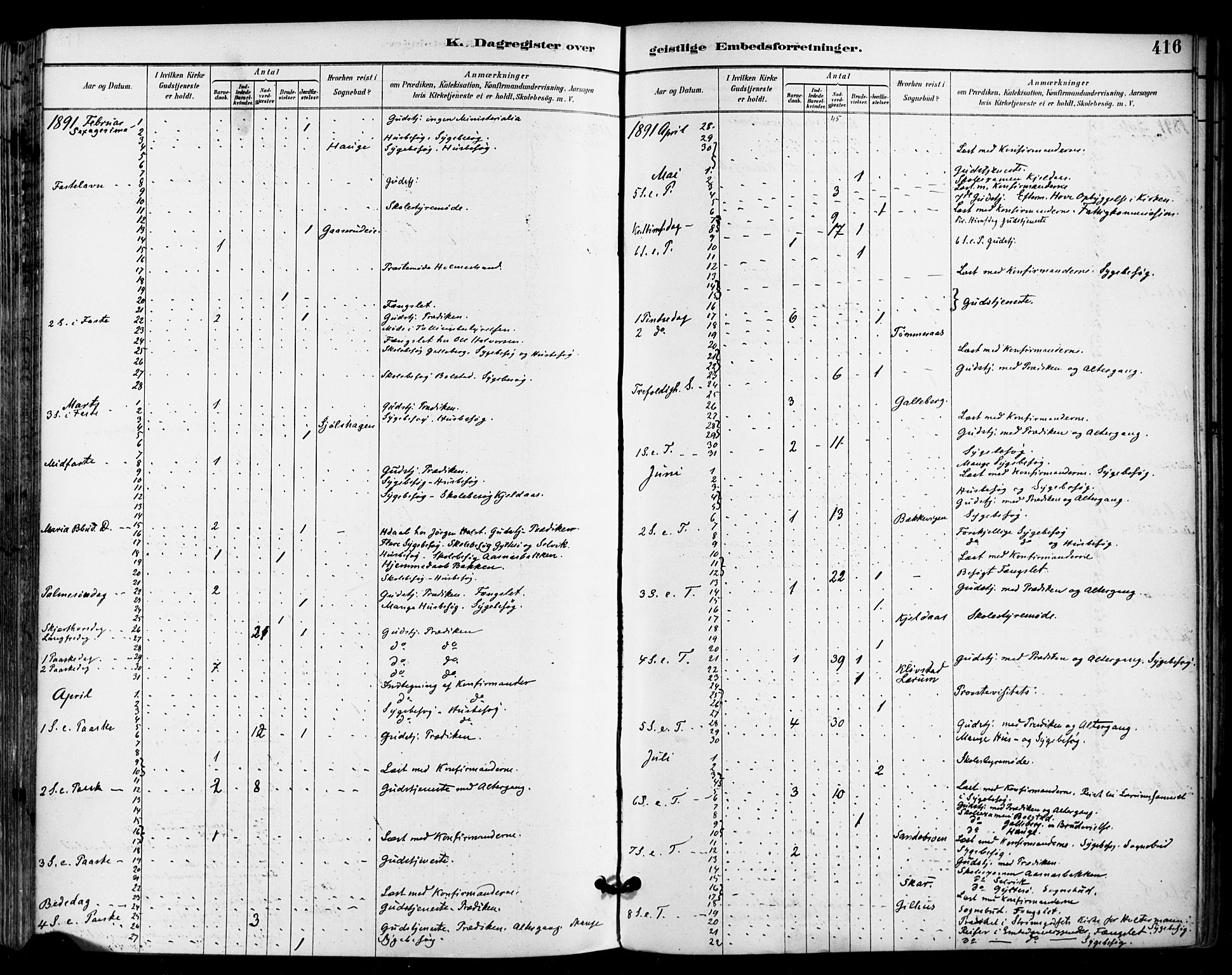 Sande Kirkebøker, AV/SAKO-A-53/F/Fa/L0007: Parish register (official) no. 7, 1888-1903, p. 416