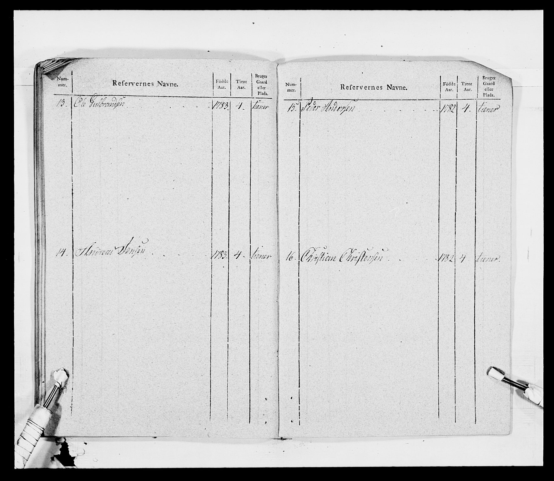 Generalitets- og kommissariatskollegiet, Det kongelige norske kommissariatskollegium, AV/RA-EA-5420/E/Eh/L0011: Smålenske dragonregiment, 1795-1807, p. 592