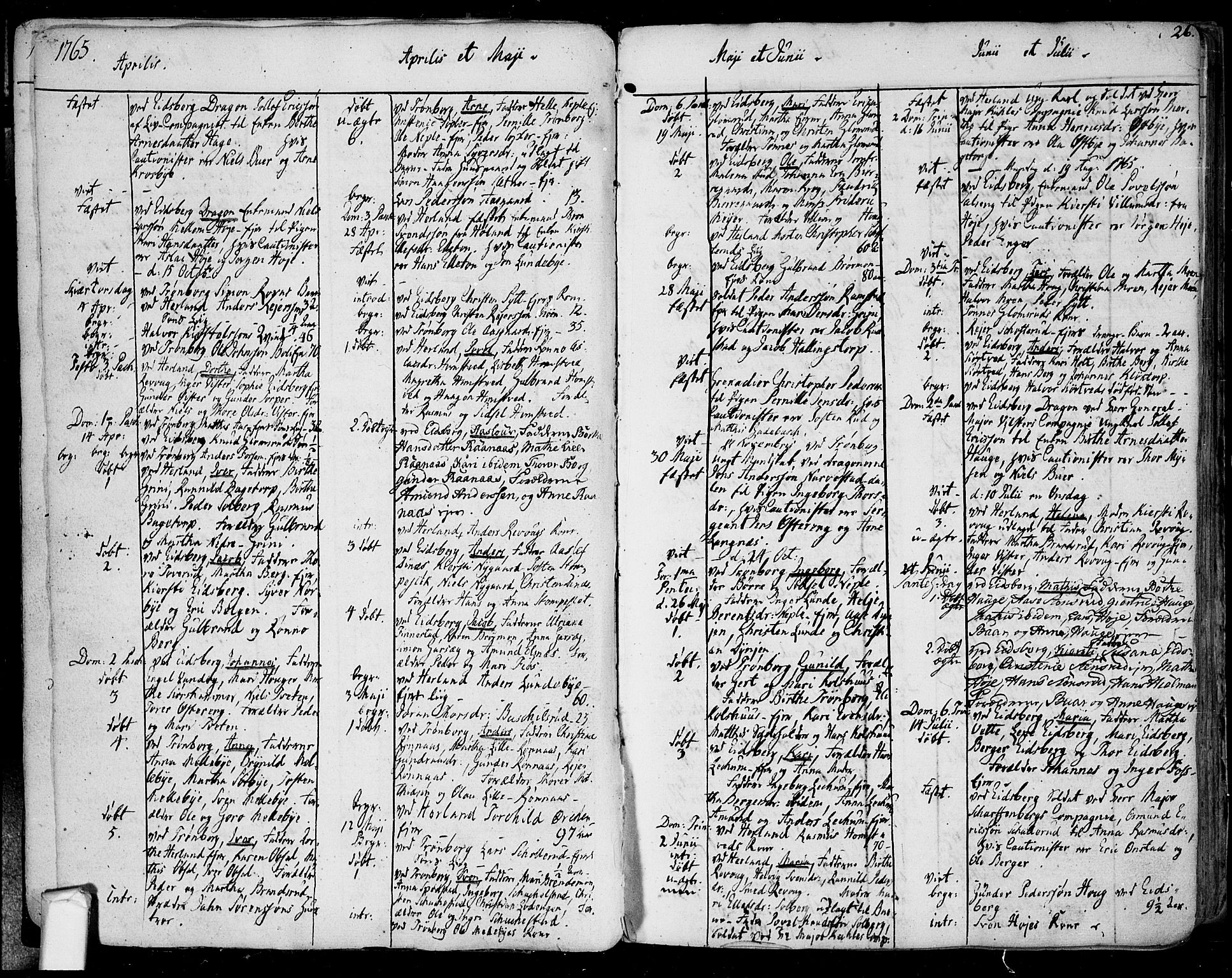 Eidsberg prestekontor Kirkebøker, SAO/A-10905/F/Fa/L0004: Parish register (official) no. I 4, 1759-1788, p. 26