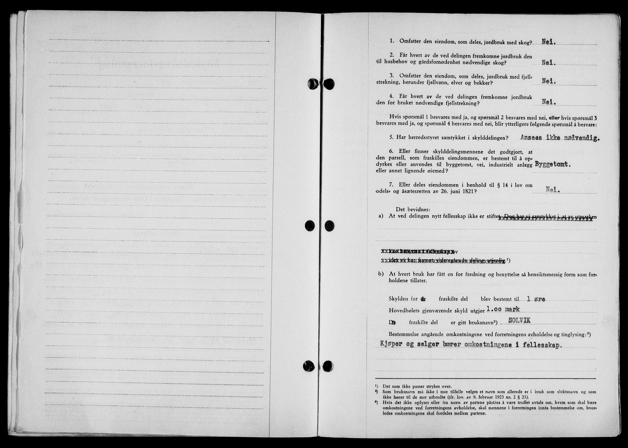 Lofoten sorenskriveri, SAT/A-0017/1/2/2C/L0019a: Mortgage book no. 19a, 1948-1948, Diary no: : 2112/1948