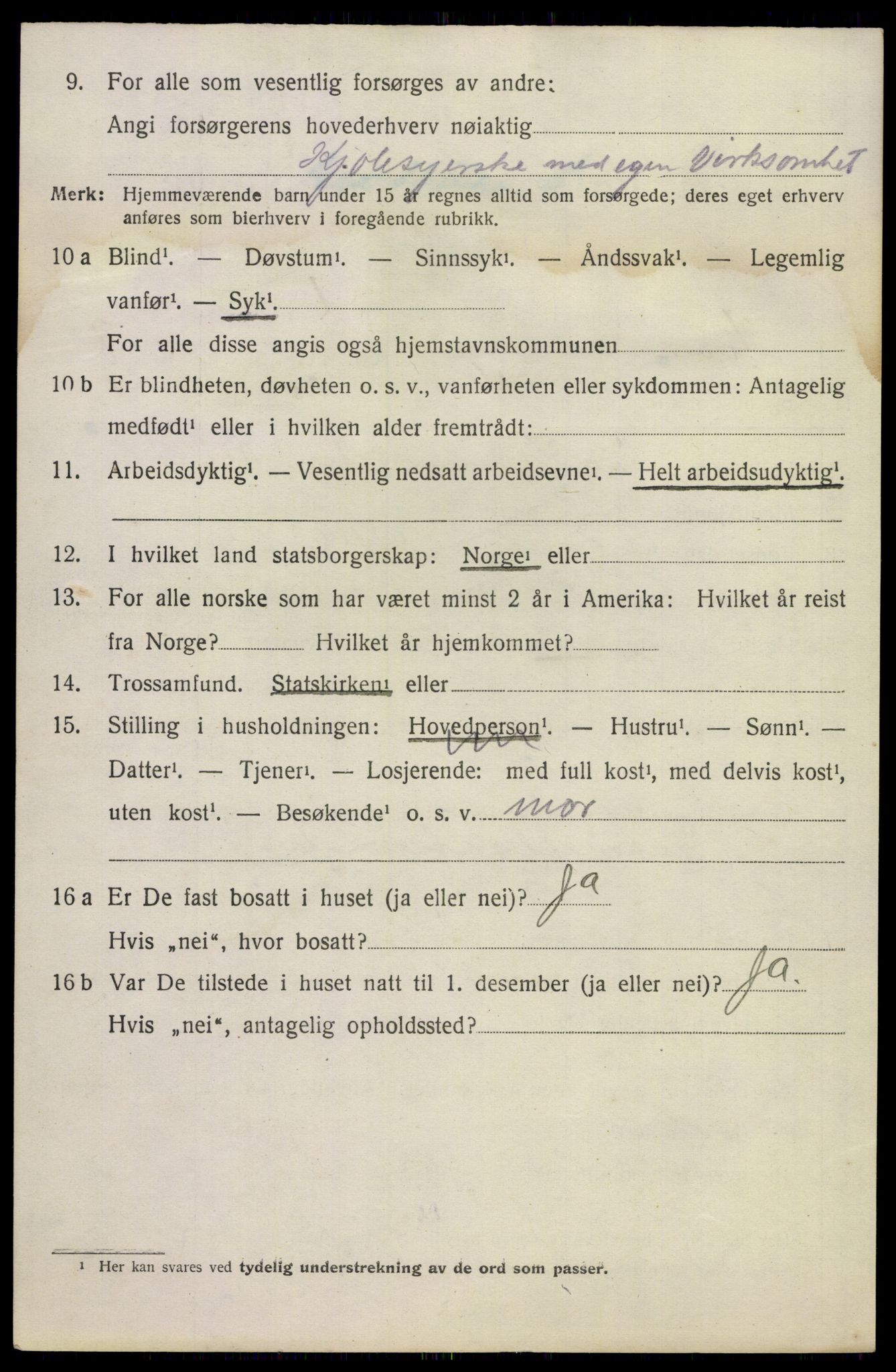 SAKO, 1920 census for Hovin, 1920, p. 1742