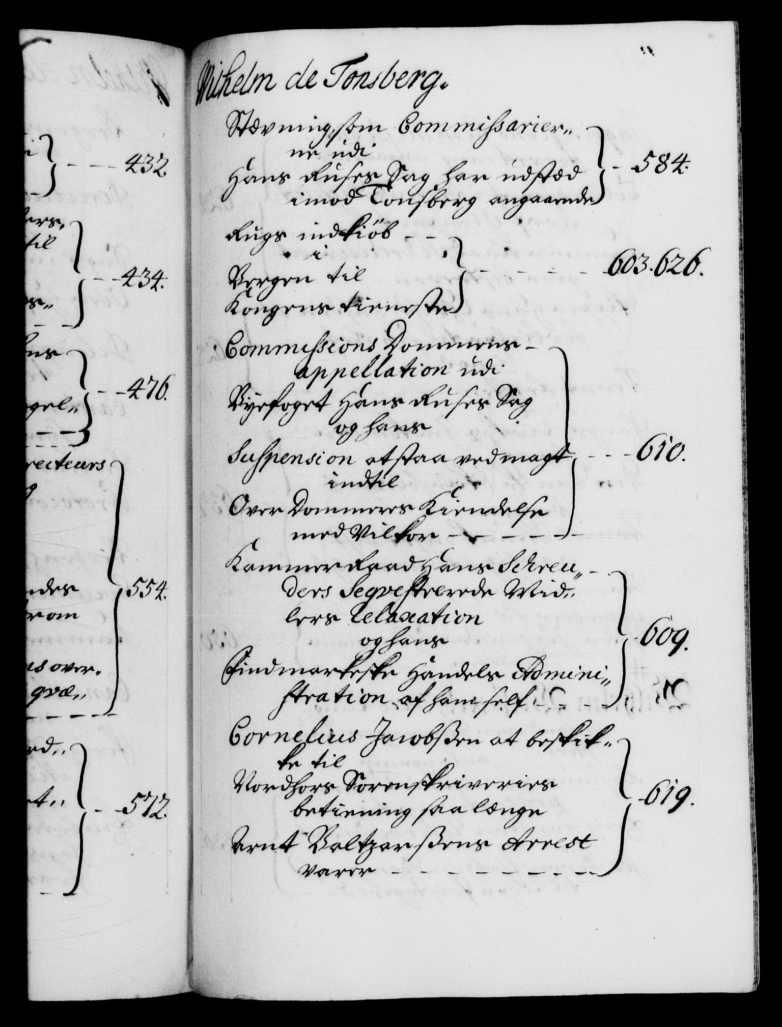 Danske Kanselli 1572-1799, AV/RA-EA-3023/F/Fc/Fca/Fcab/L0018: Norske tegnelser, 1707-1709