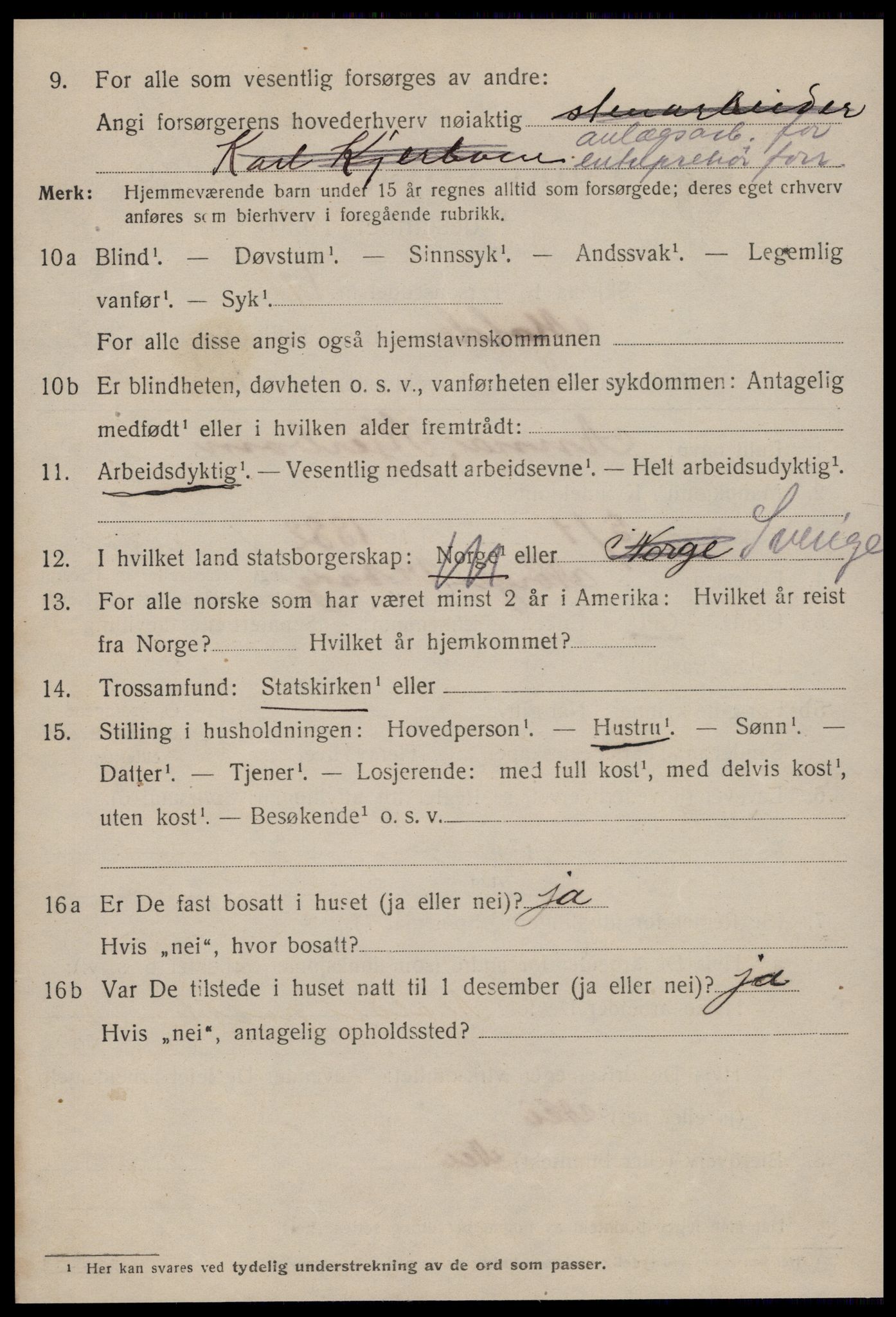 SAT, 1920 census for Molde, 1920, p. 6806