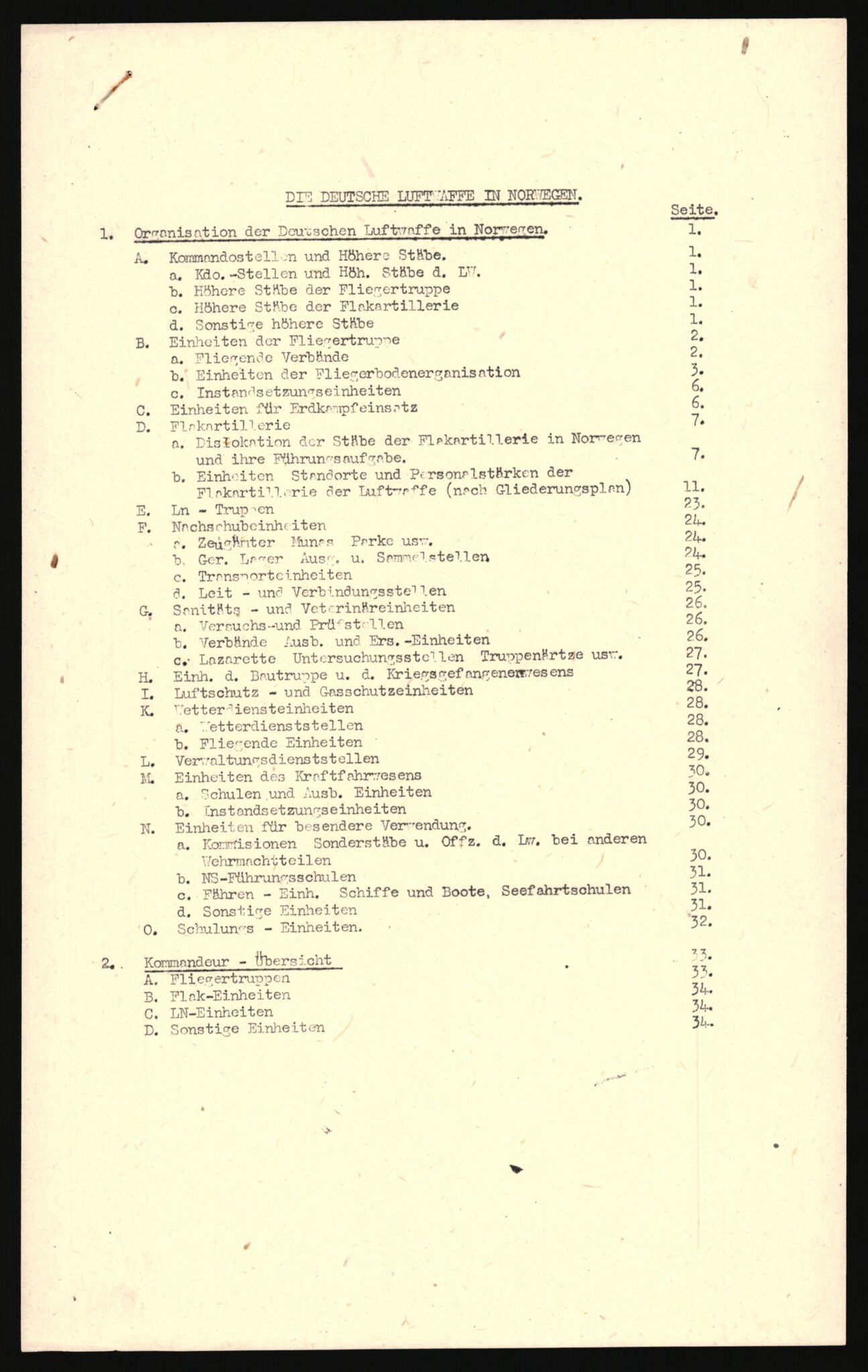 Forsvarets Overkommando. 2 kontor. Arkiv 11.4. Spredte tyske arkivsaker, AV/RA-RAFA-7031/D/Dar/Darc/L0012: FO.II, 1945