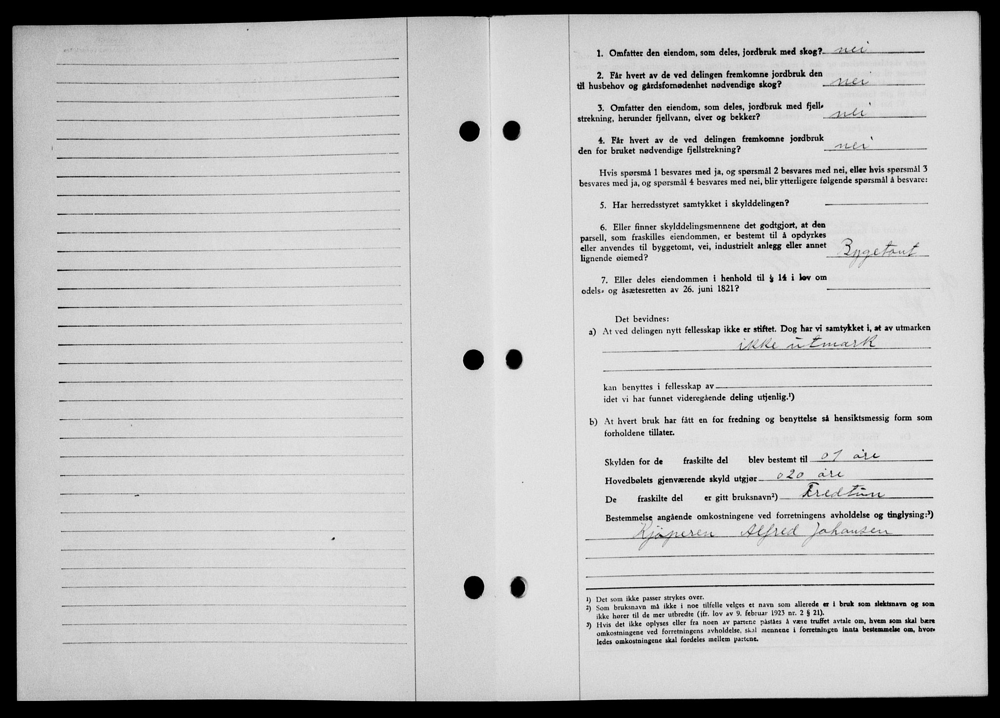 Lofoten sorenskriveri, SAT/A-0017/1/2/2C/L0005a: Mortgage book no. 5a, 1939-1939, Diary no: : 963/1939