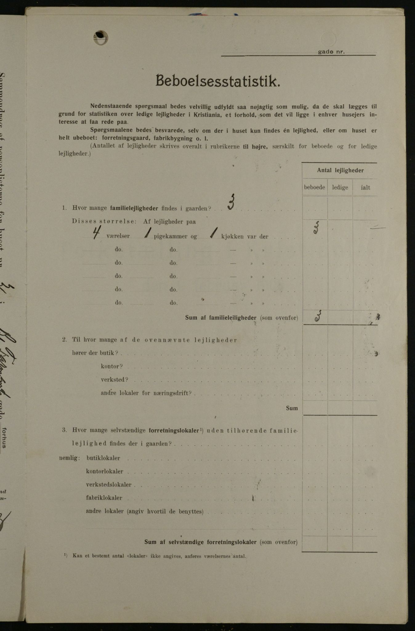 OBA, Municipal Census 1908 for Kristiania, 1908, p. 6429