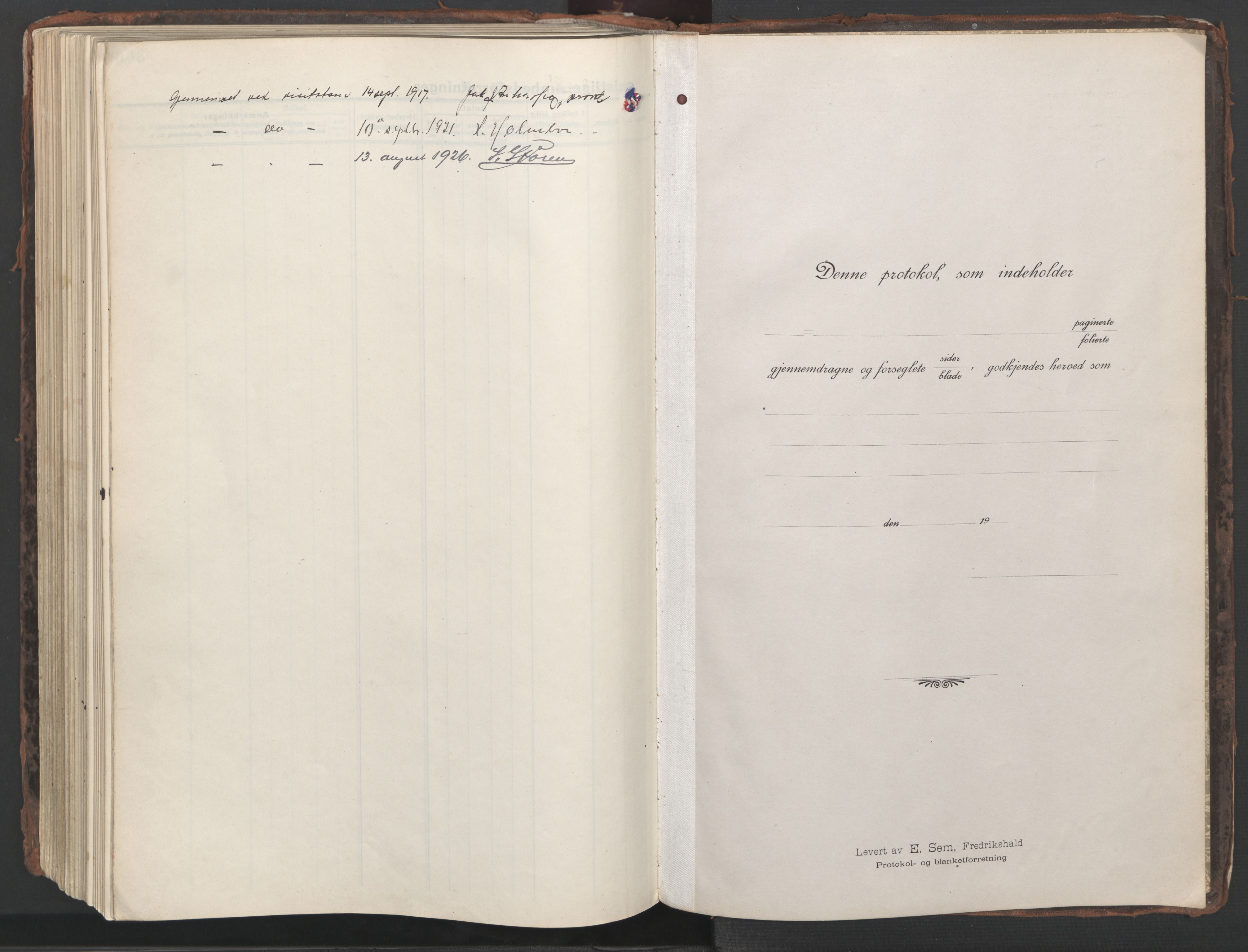 Ministerialprotokoller, klokkerbøker og fødselsregistre - Nordland, SAT/A-1459/861/L0872: Parish register (official) no. 861A07, 1915-1924