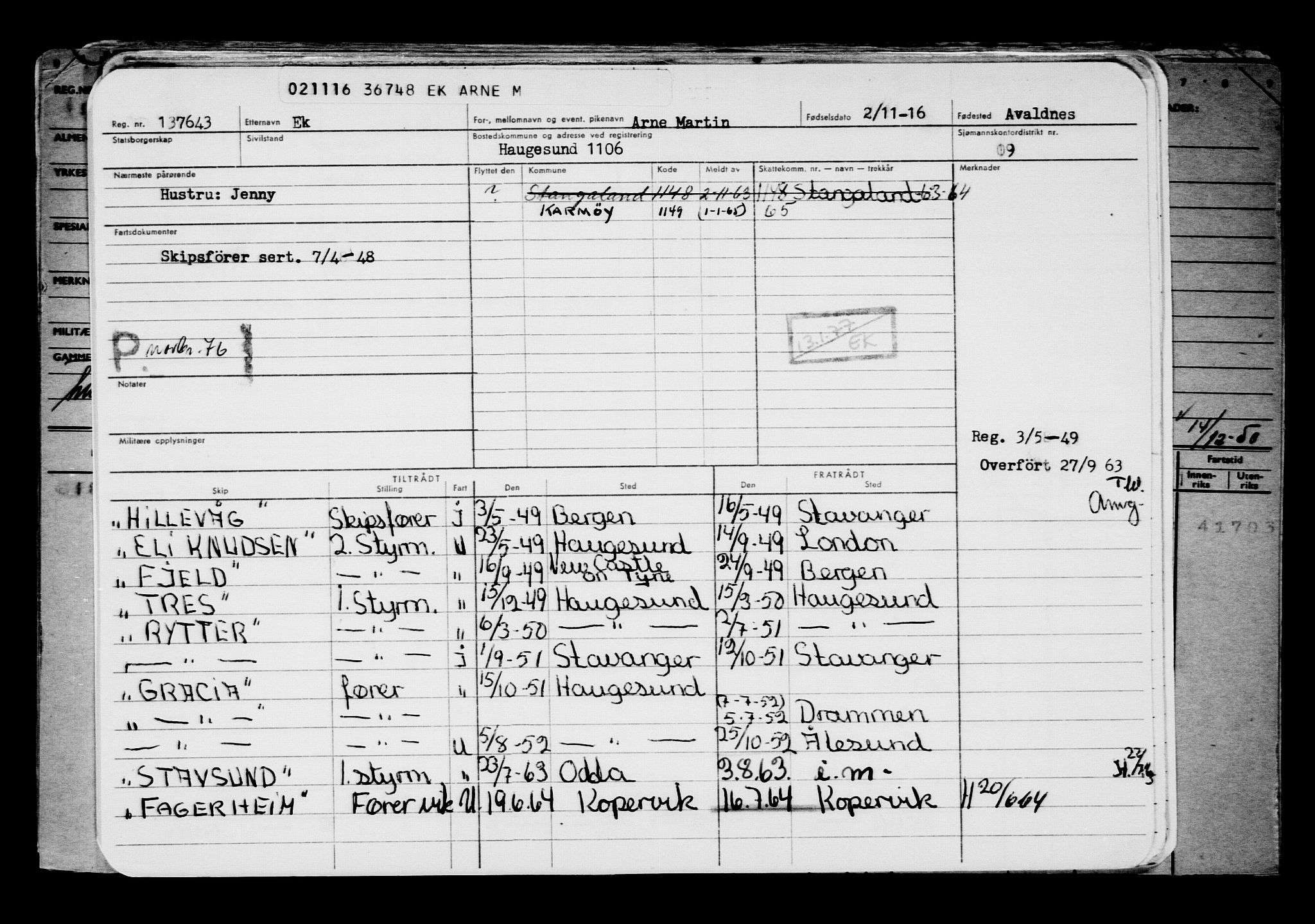 Direktoratet for sjømenn, AV/RA-S-3545/G/Gb/L0143: Hovedkort, 1916, p. 523