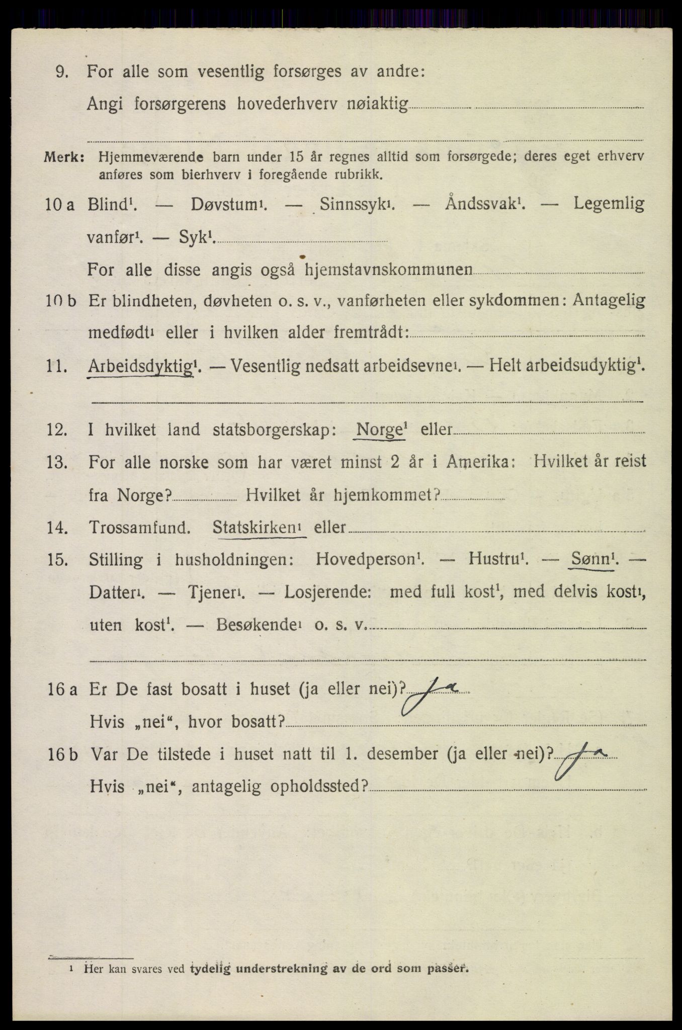 SAH, 1920 census for Etnedal, 1920, p. 4573