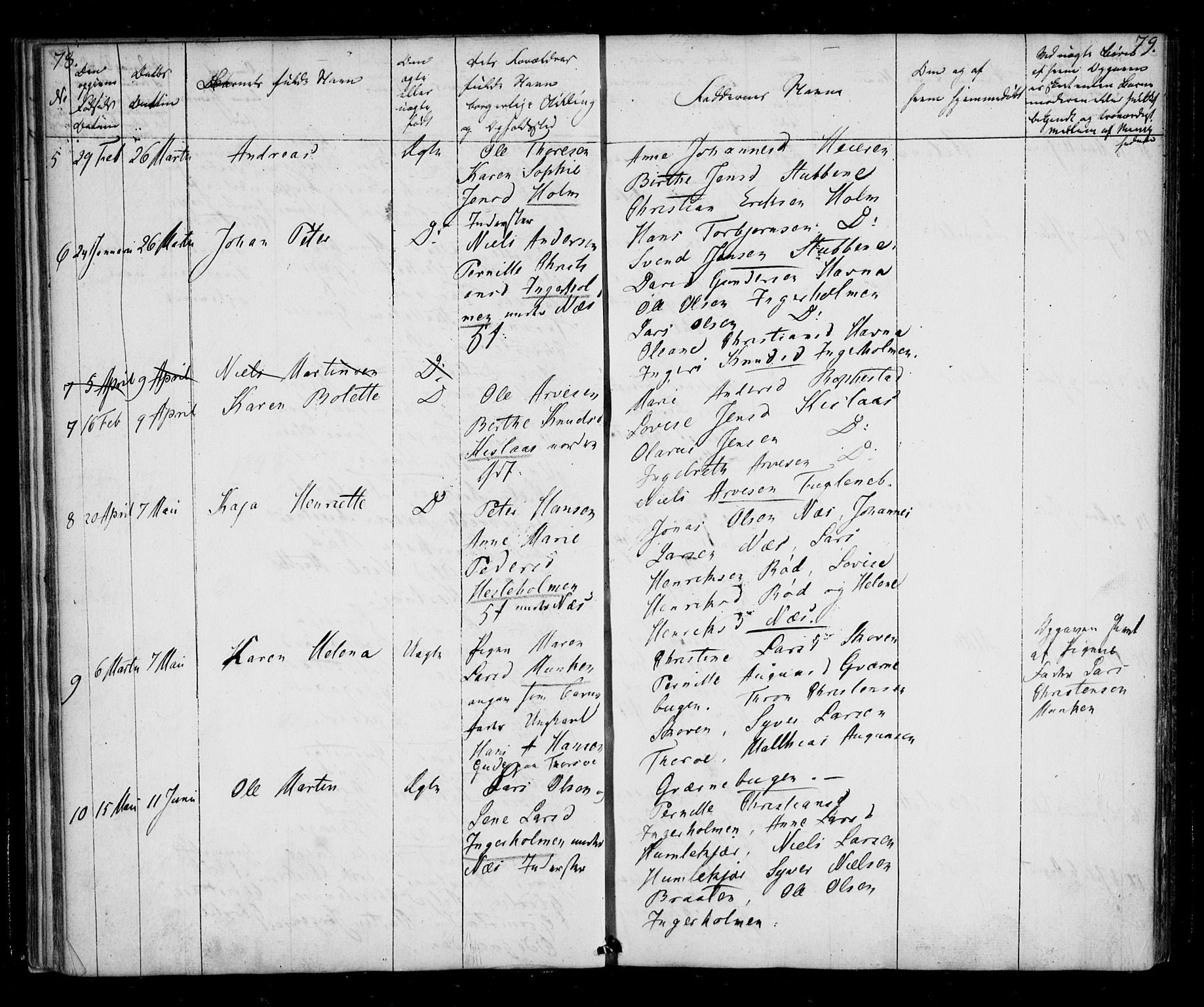 Borge prestekontor Kirkebøker, AV/SAO-A-10903/F/Fb/L0001: Parish register (official) no. II 1, 1836-1852, p. 78-79