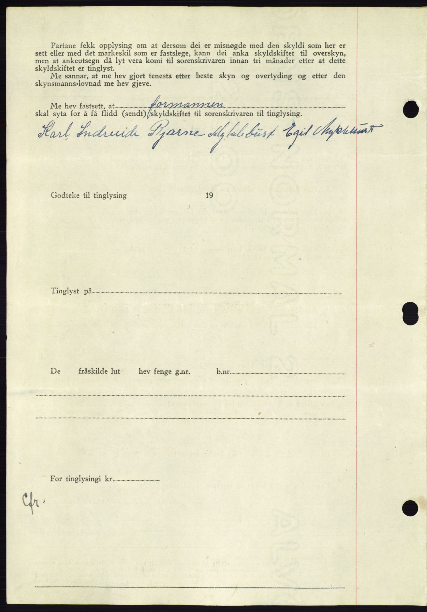 Søre Sunnmøre sorenskriveri, AV/SAT-A-4122/1/2/2C/L0083: Mortgage book no. 9A, 1948-1949, Diary no: : 1769/1948