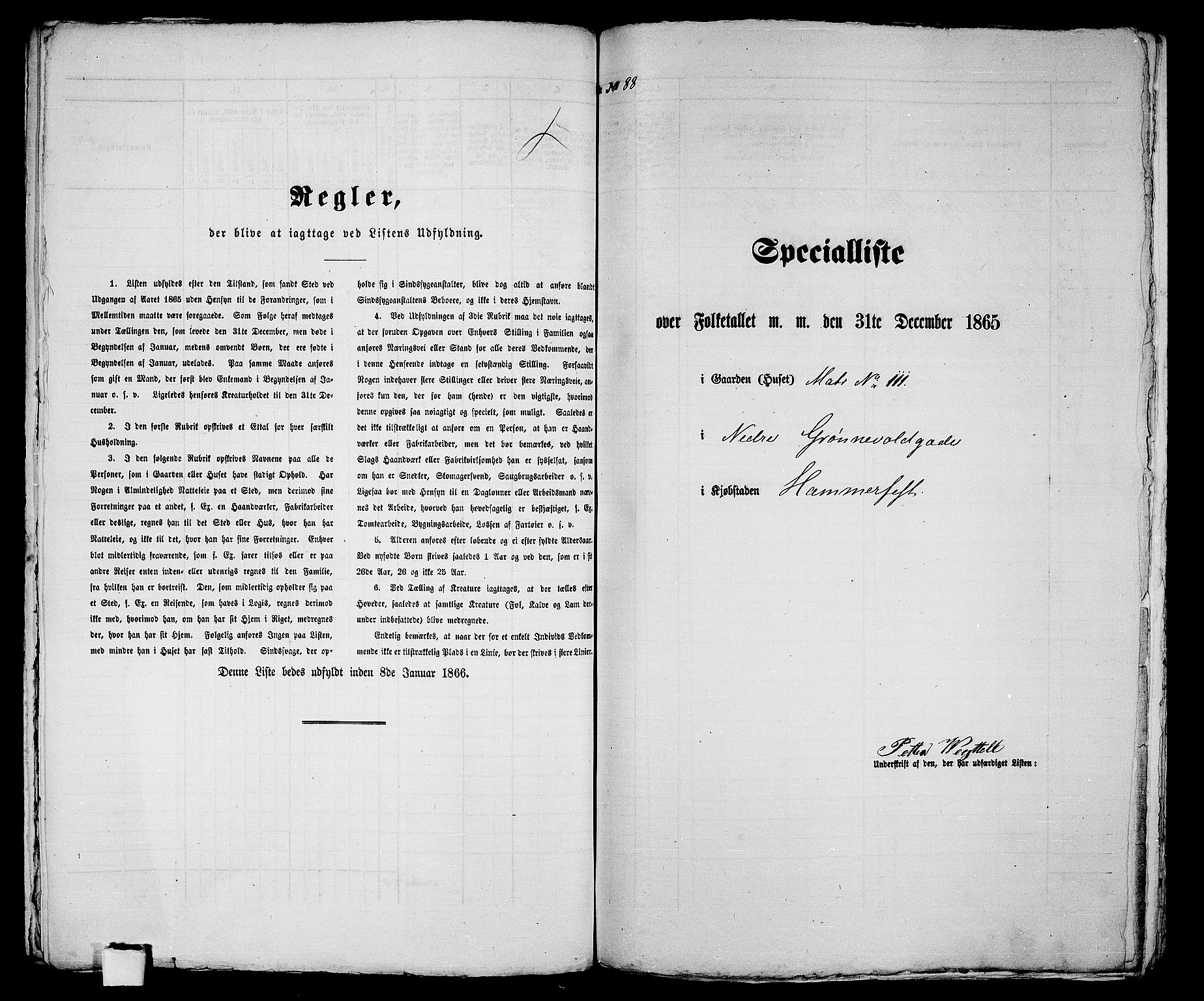 RA, 1865 census for Hammerfest/Hammerfest, 1865, p. 183