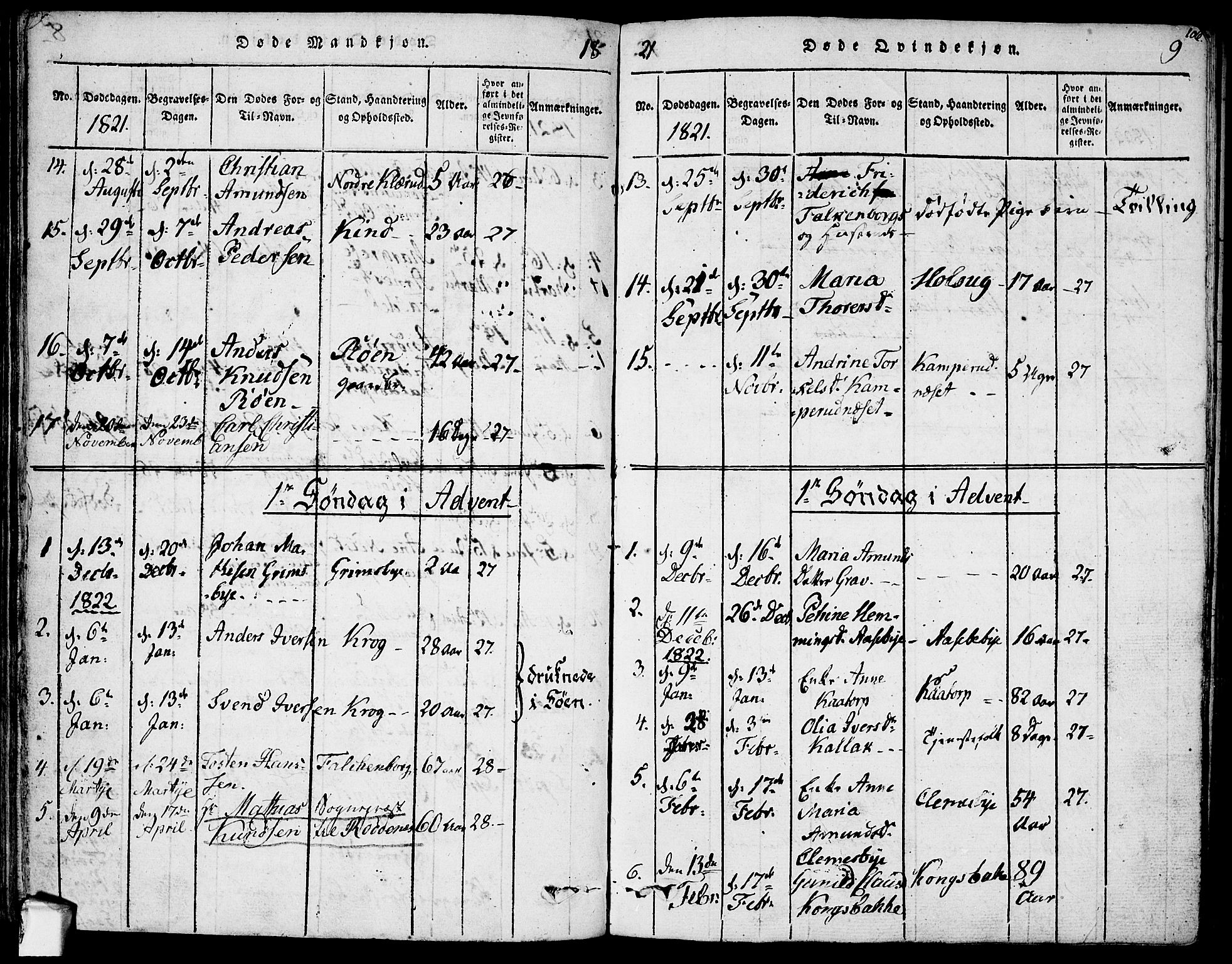 Rødenes prestekontor Kirkebøker, AV/SAO-A-2005/F/Fa/L0004: Parish register (official) no. I 4, 1814-1838, p. 106