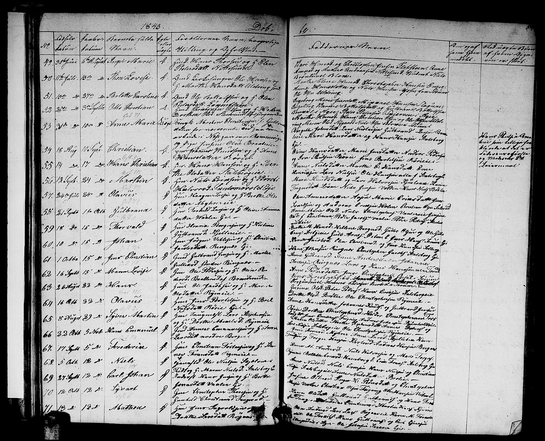 Skedsmo prestekontor Kirkebøker, AV/SAO-A-10033a/G/Ga/L0001: Parish register (copy) no. I 1, 1830-1854, p. 54