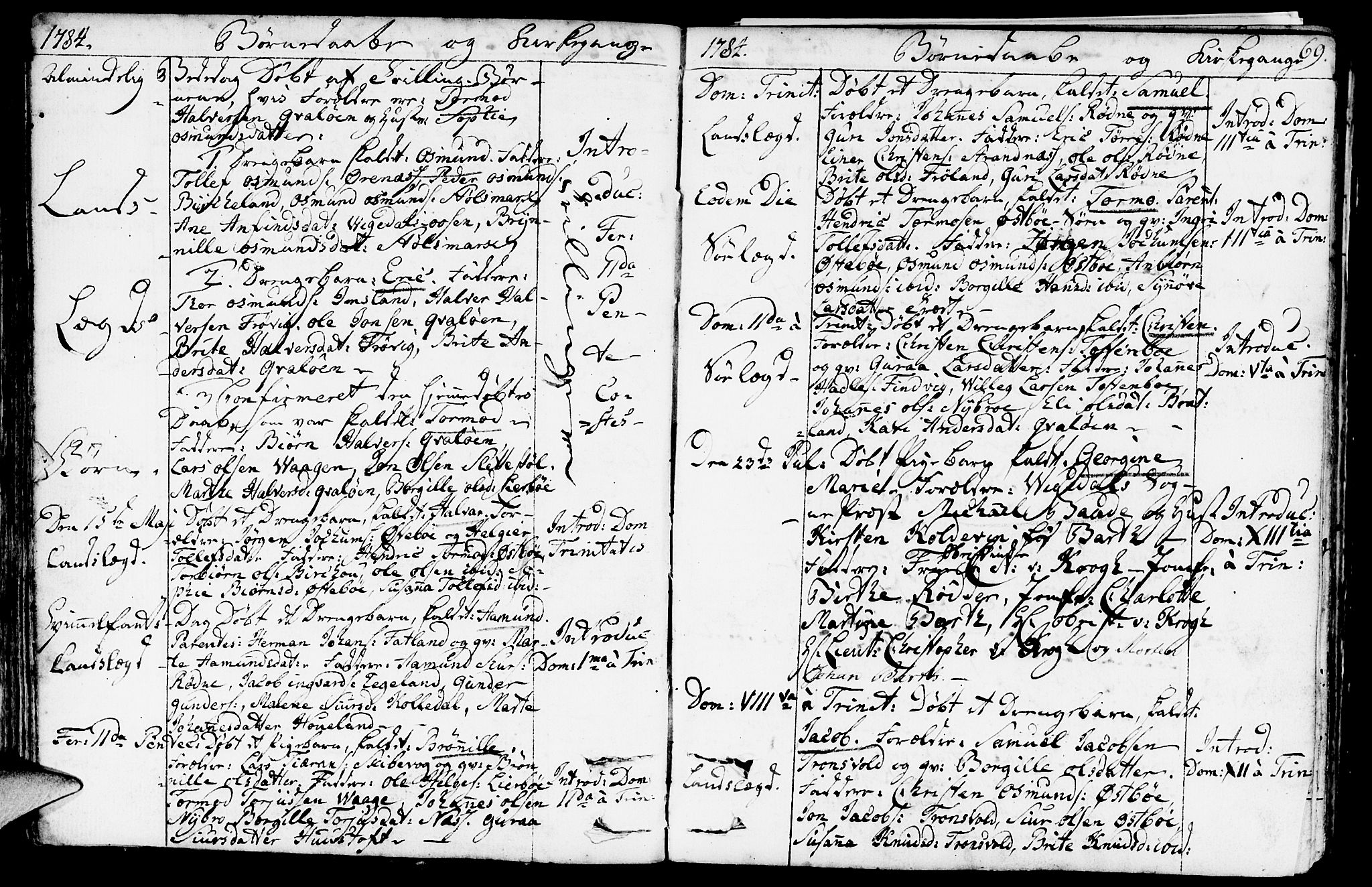 Vikedal sokneprestkontor, SAST/A-101840/01/IV: Parish register (official) no. A 2, 1779-1817, p. 69