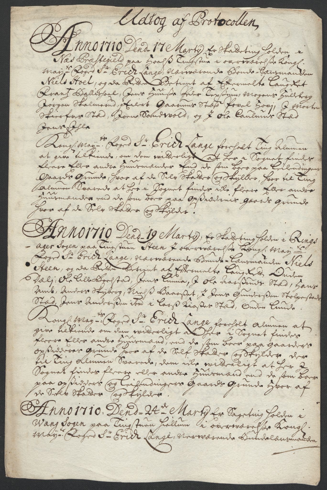 Rentekammeret inntil 1814, Reviderte regnskaper, Fogderegnskap, RA/EA-4092/R16/L1046: Fogderegnskap Hedmark, 1710, p. 206