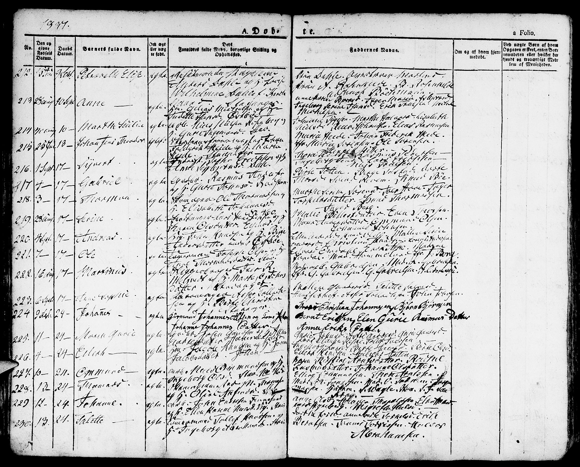 Domkirken sokneprestkontor, AV/SAST-A-101812/001/30/30BA/L0011: Parish register (official) no. A 11, 1832-1856