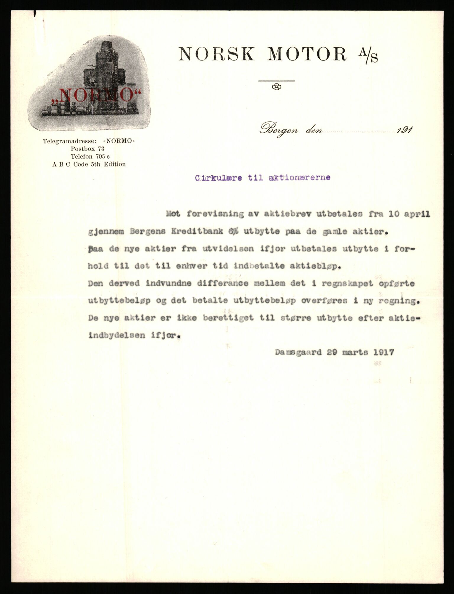 PA 1533 - A/S Vestlandske Petroleumscompani, AV/SAST-A-101953/R/Rb/L0012: Aksjefortegnelser, 1914-1937, p. 458