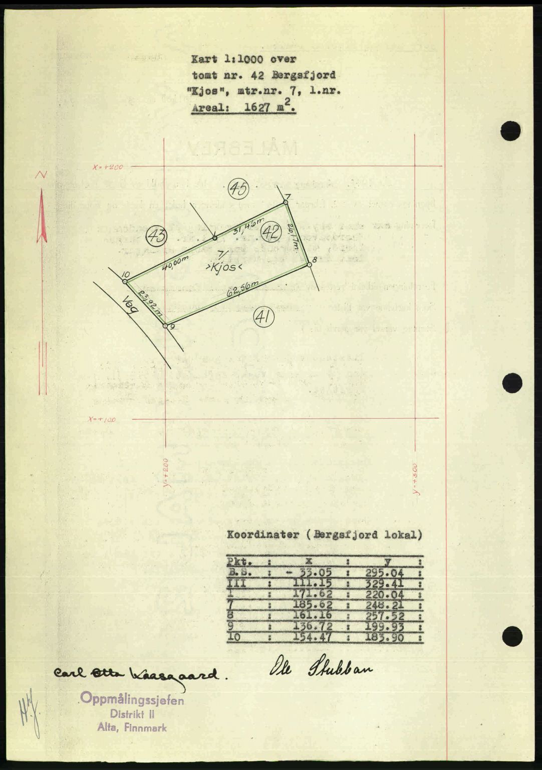 Alta fogderi/sorenskriveri, SATØ/SATØ-5/1/K/Kd/L0038pantebok: Mortgage book no. 41-42, 1949-1950, Diary no: : 328/1950