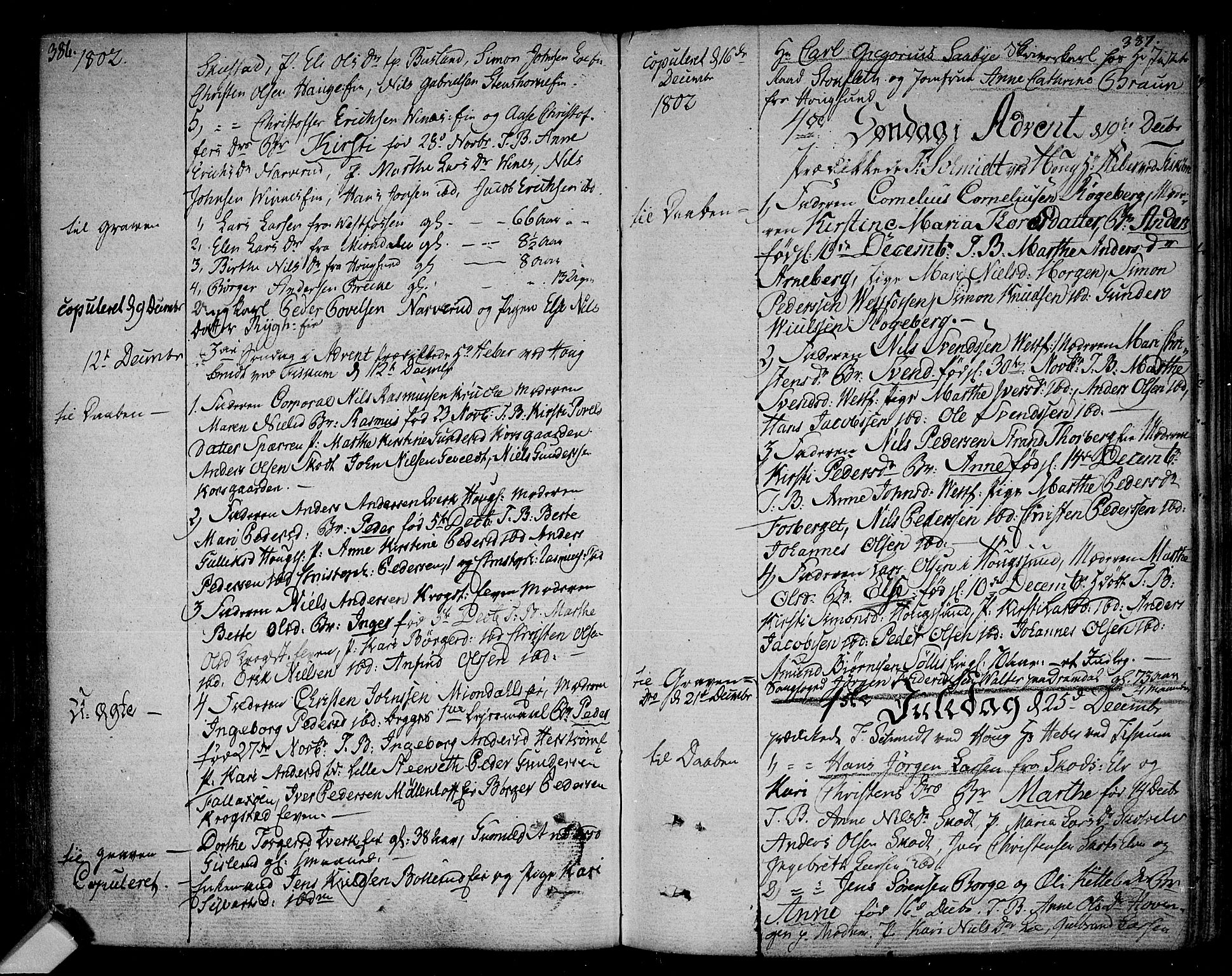 Eiker kirkebøker, SAKO/A-4/F/Fa/L0009: Parish register (official) no. I 9, 1789-1806, p. 386-387