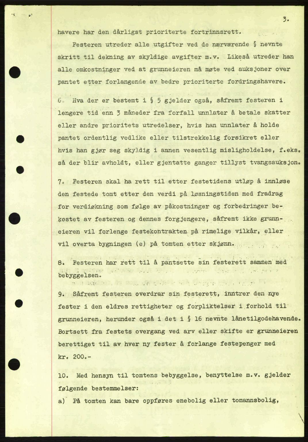 Oslo byskriverembete, AV/SAO-A-10227/G/Gb/Gbd/Gbda/L0017: Mortgage book no. A215, 1949-1950, Diary no: : 15440/1949